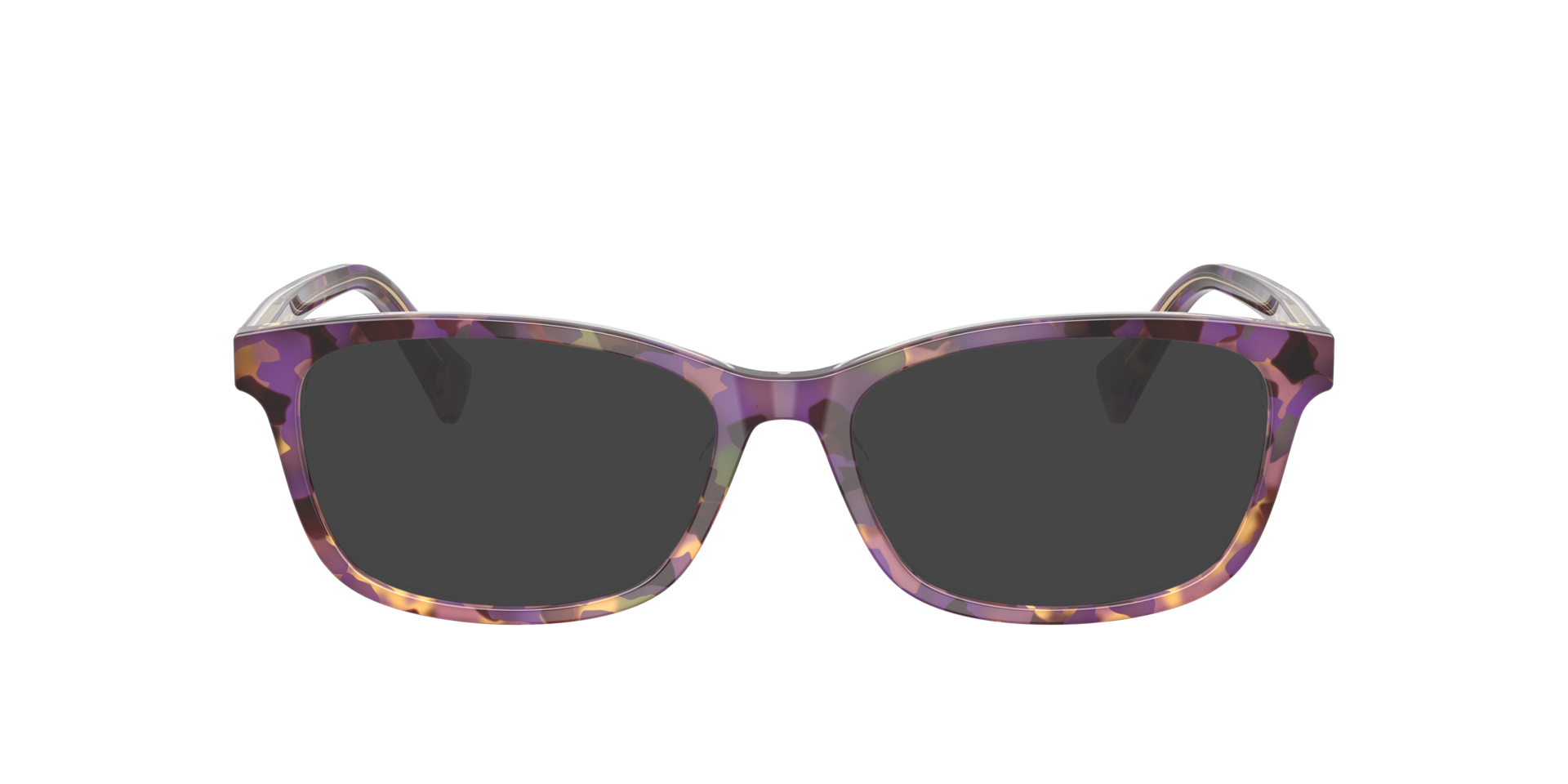 RA7194U Violet Havana & Transparent AcetatEyeglass Frames von B24, mit getönten Gläsern