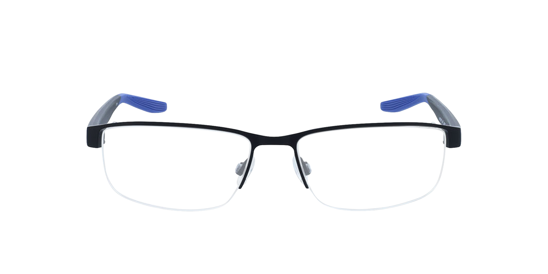 NIKE 8138 Schwarzblau MetallEyeglass Frames von B24, Vorderansicht