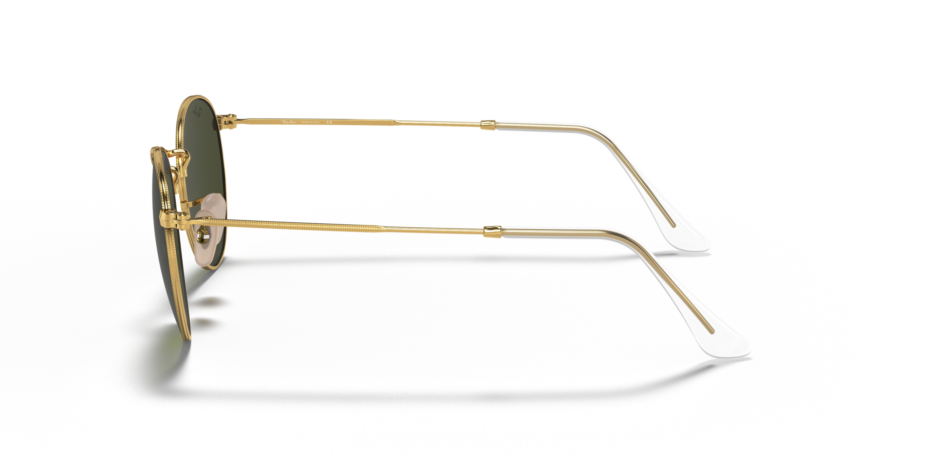 RB3447 Arista goud MetaalSunglass Frames van B24, Zijaanzicht