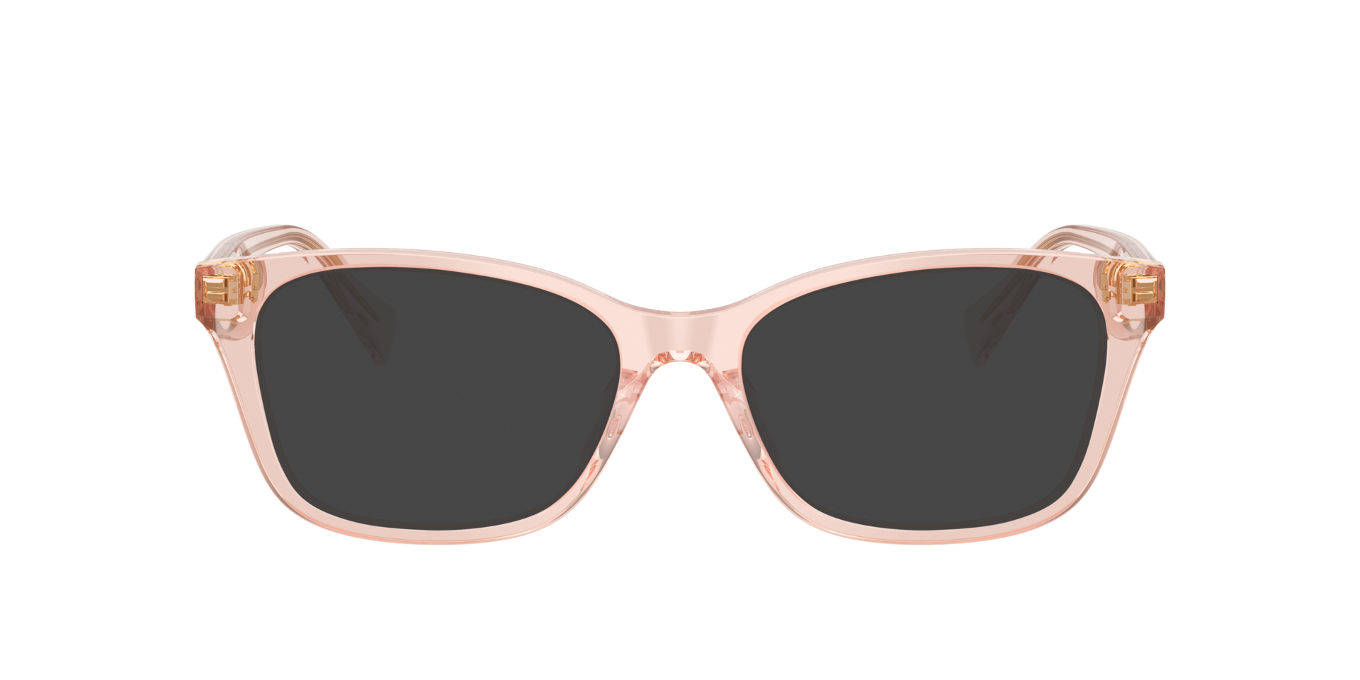 RA7202U Transparent Rose AcetatEyeglass Frames von B24, mit getönten Gläsern