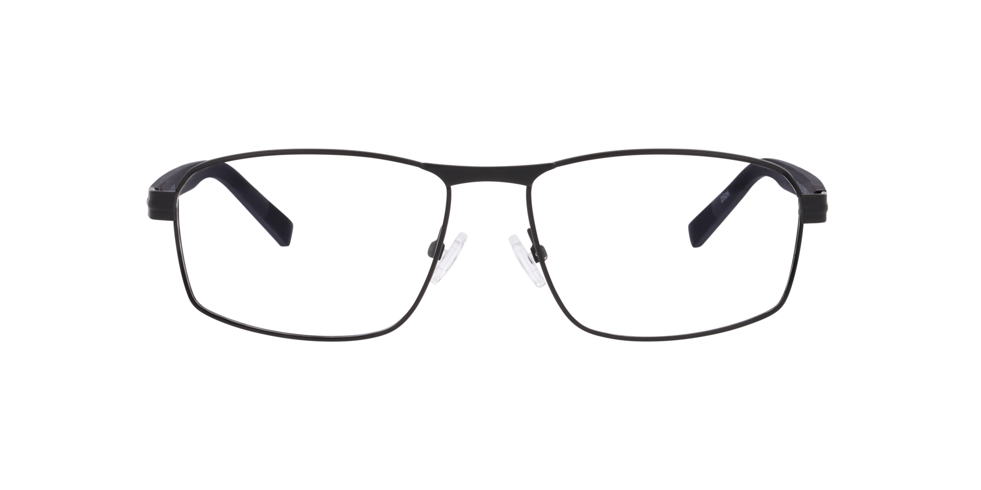 Baltimore Zwart MetaalEyeglass Frames van B24, Vooraanzicht