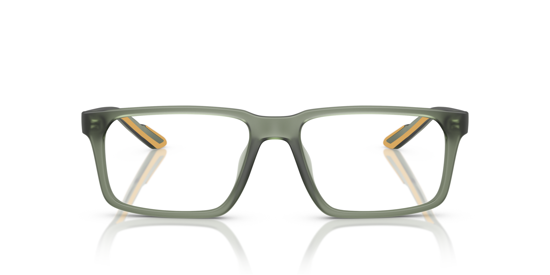 AX3118U Matte Opalescent Green KunststoffEyeglass Frames von B24, Vorderansicht