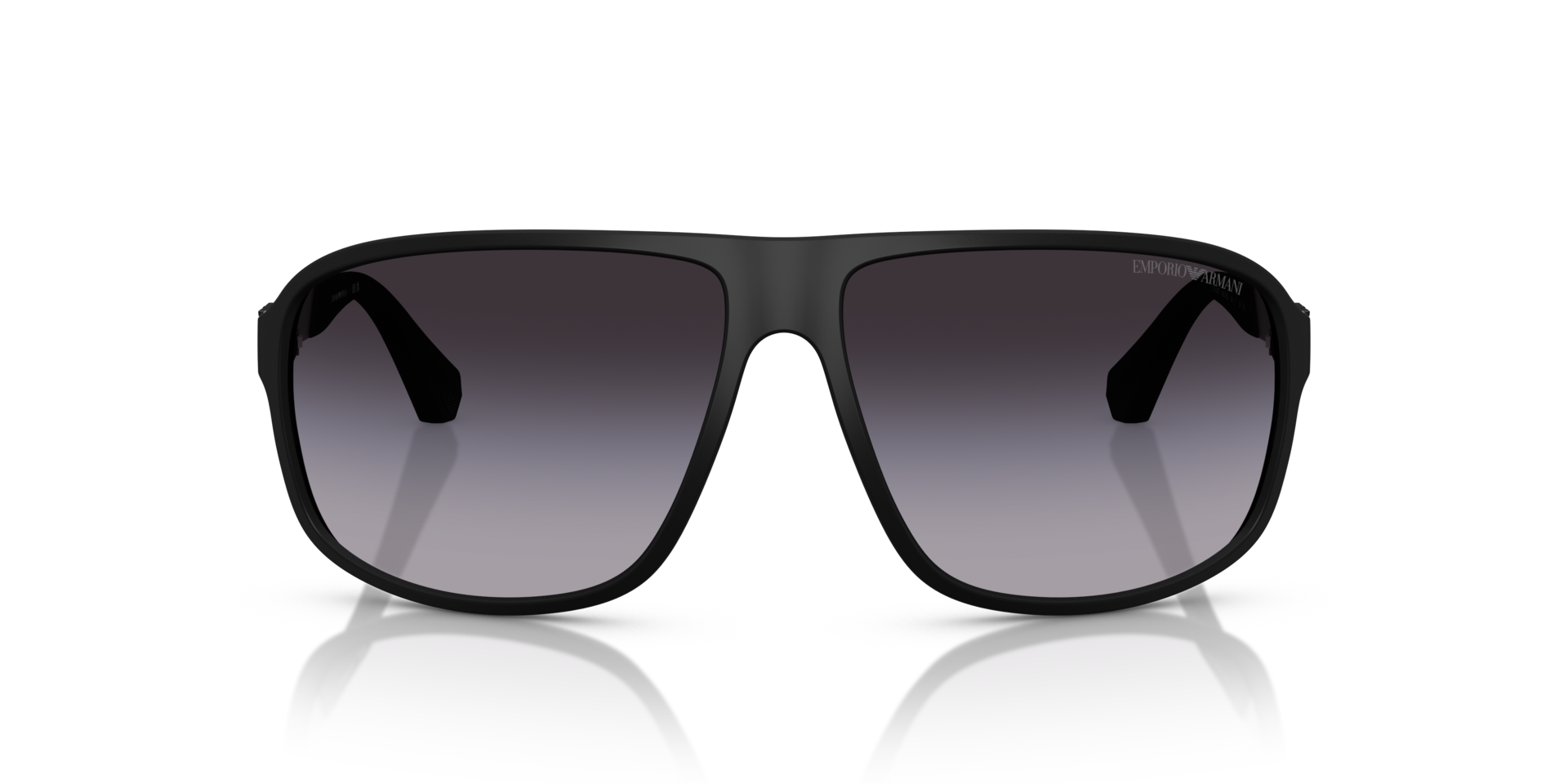 EA4029 Rubber Black KunststoffSunglass Frames von B24, Vorderansicht