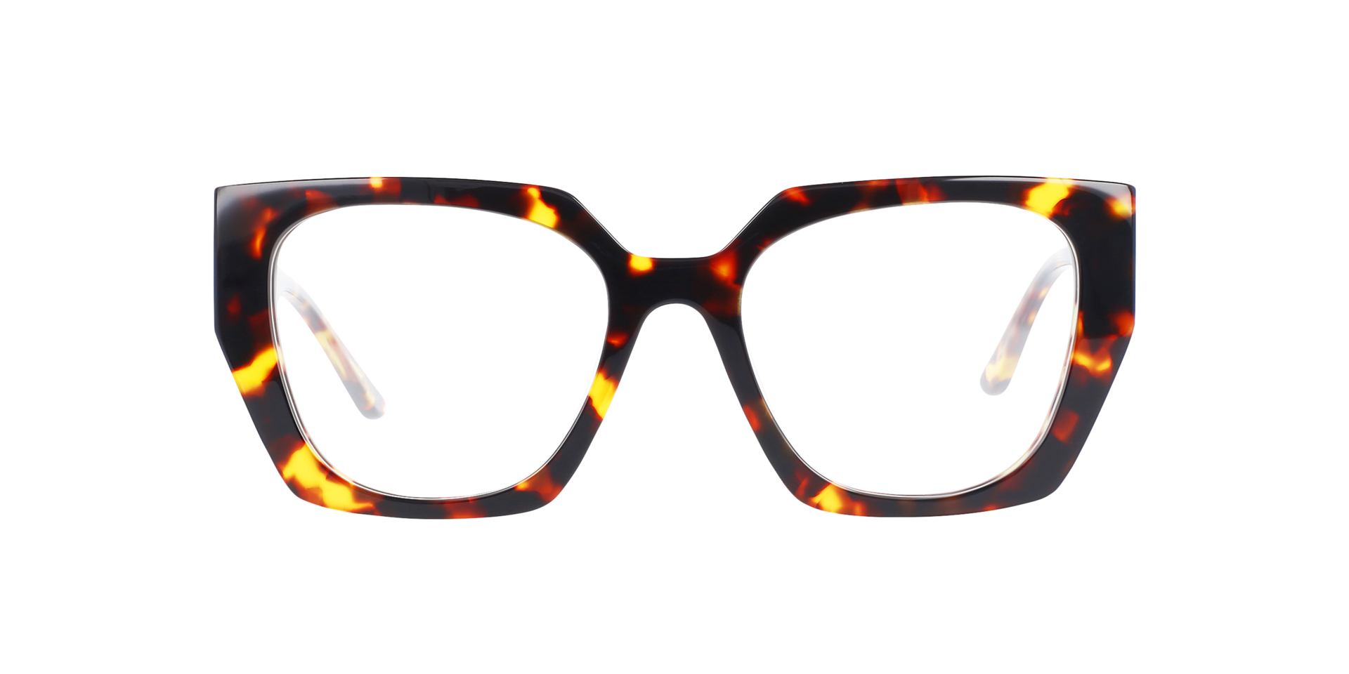Regina Havana Brown AcetatEyeglass Frames von B24, Vorderansicht
