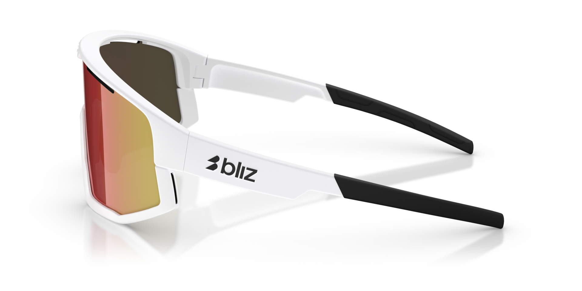 Fusion Weiß KunststoffSunglass Frames von B24, Seitenansicht