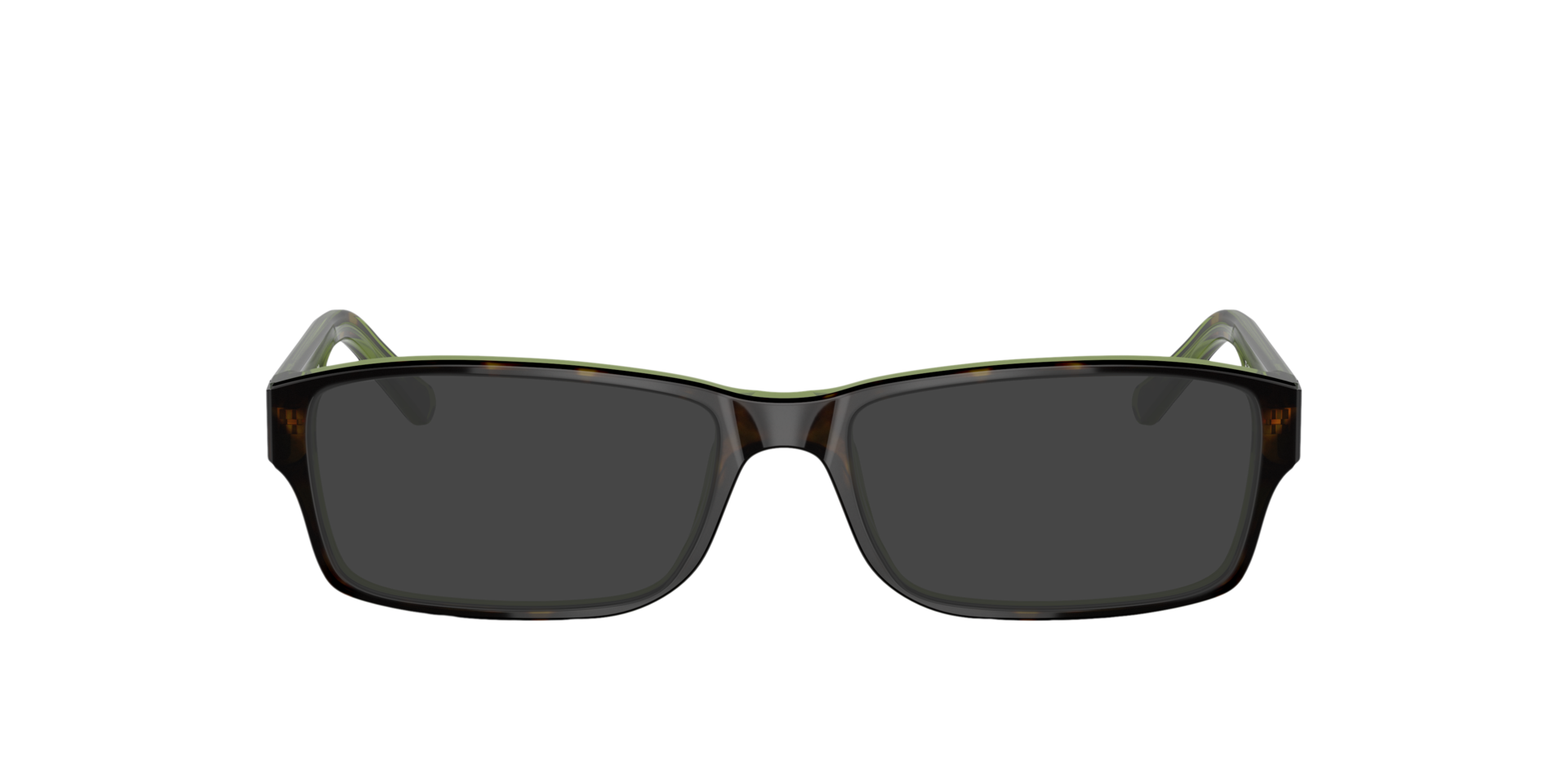 RB5169 Havana auf Grün AcetatEyeglass Frames von B24, mit getönten Gläsern
