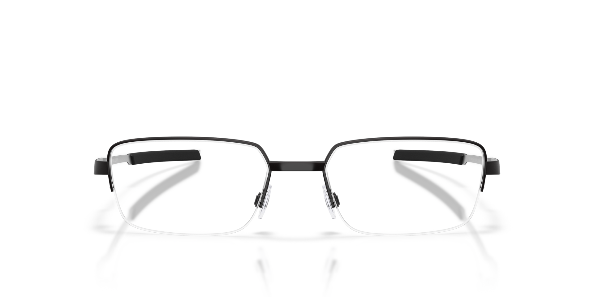 Foil RQ 0.5 Satijnglans zwart MetaalEyeglass Frames van B24, Vooraanzicht