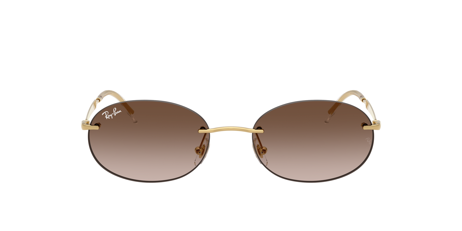 RB3767 Arista goud MetaalSunglass Frames van B24, met getinte lenzen