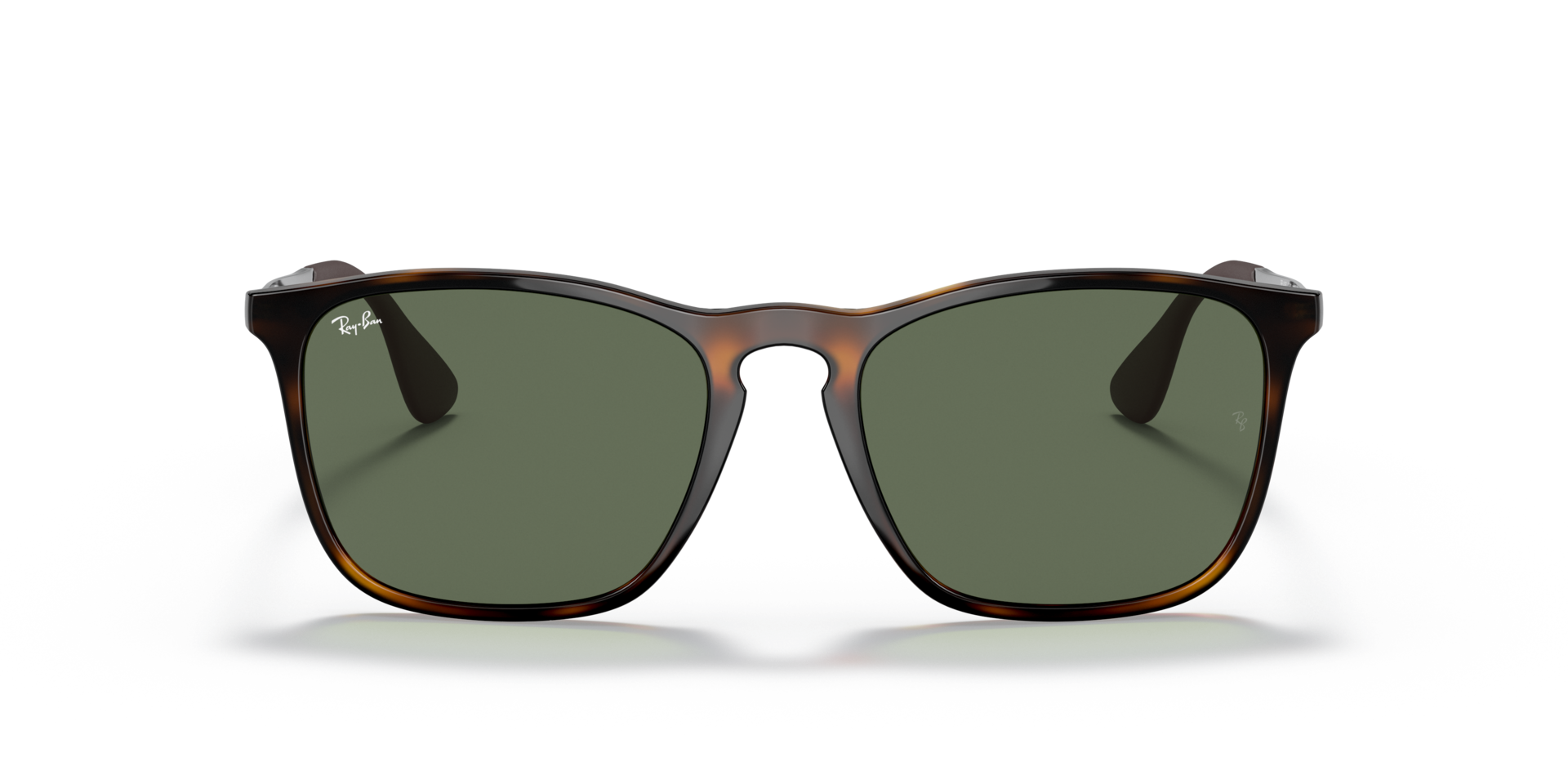 RB4187 Licht Havana KunststofSunglass Frames van B24, Vooraanzicht