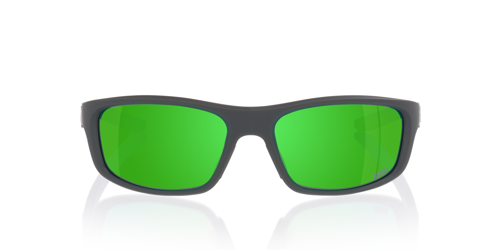 PU0480S Grau KunststoffSunglass Frames von B24, Vorderansicht