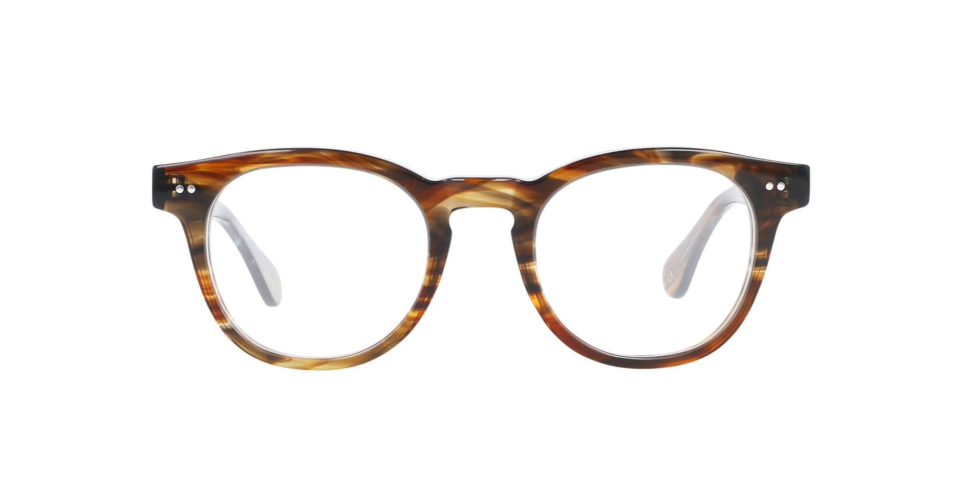 The Sheer Brown Horizon AcetaatEyeglass Frames van B24, Vooraanzicht