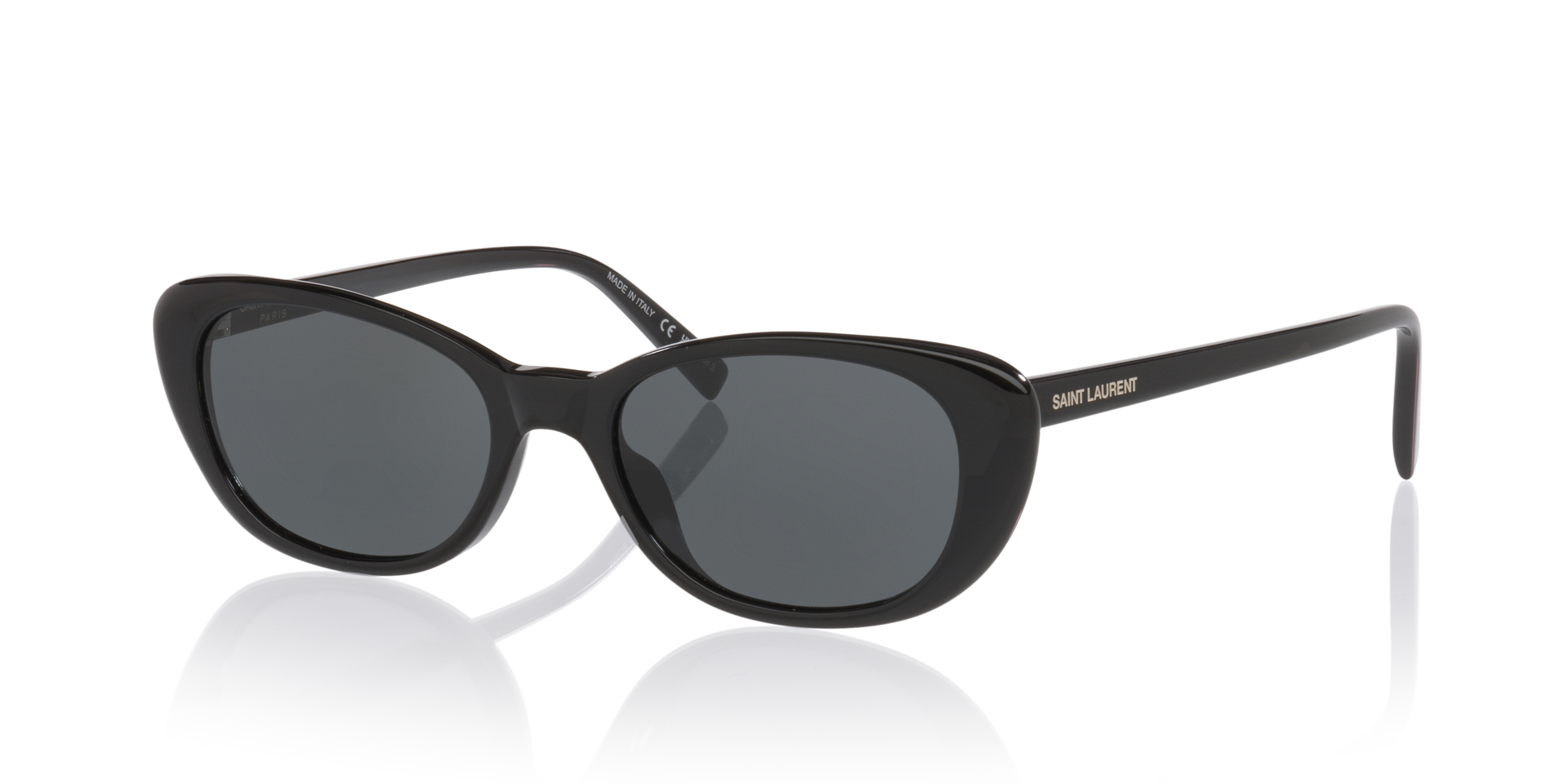 SL822 Zwart AcetaatSunglass Frames van B24, Hoekweergave