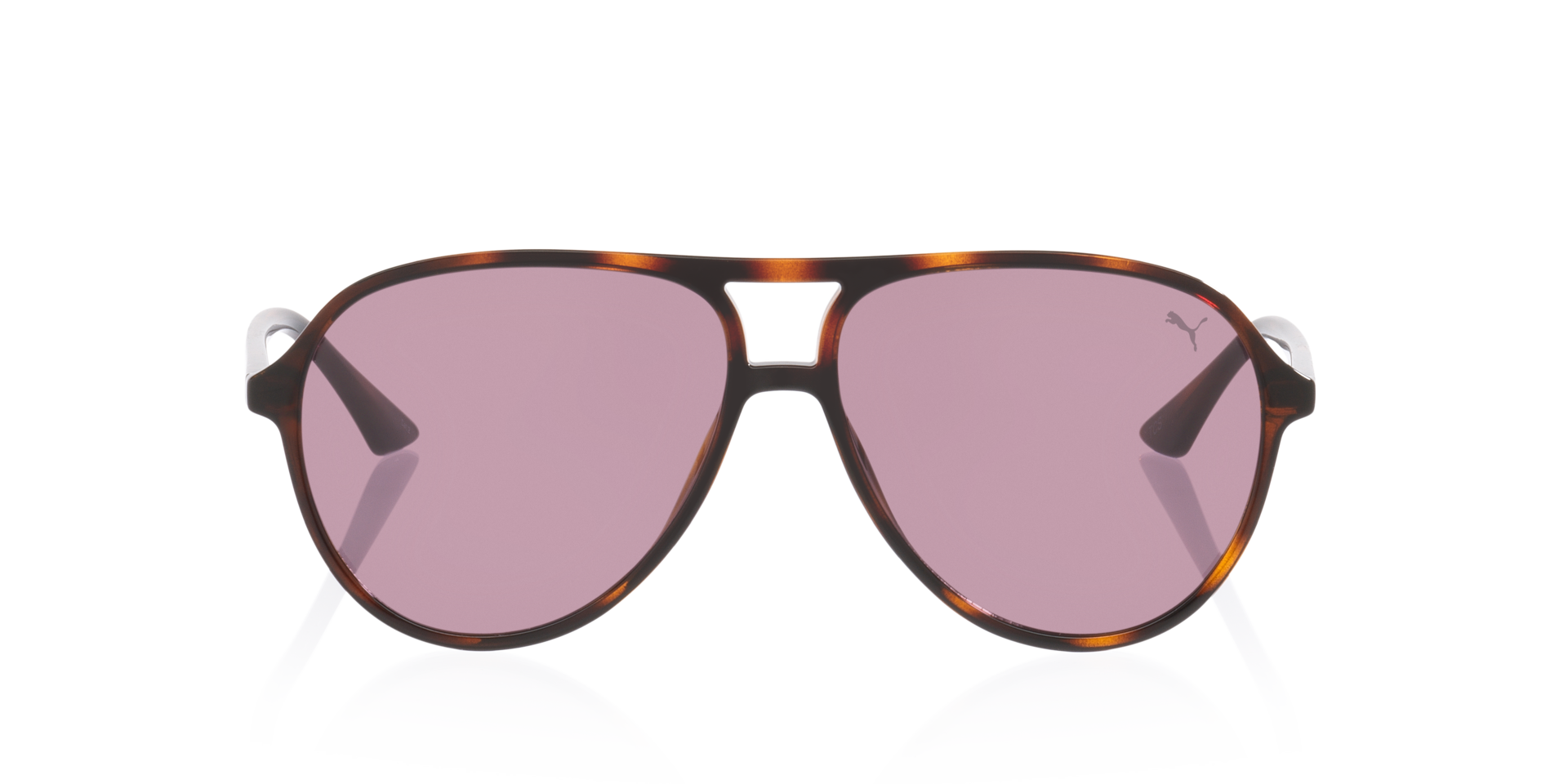 Pu0523S Tortoise KunststofSunglass Frames van B24, Vooraanzicht