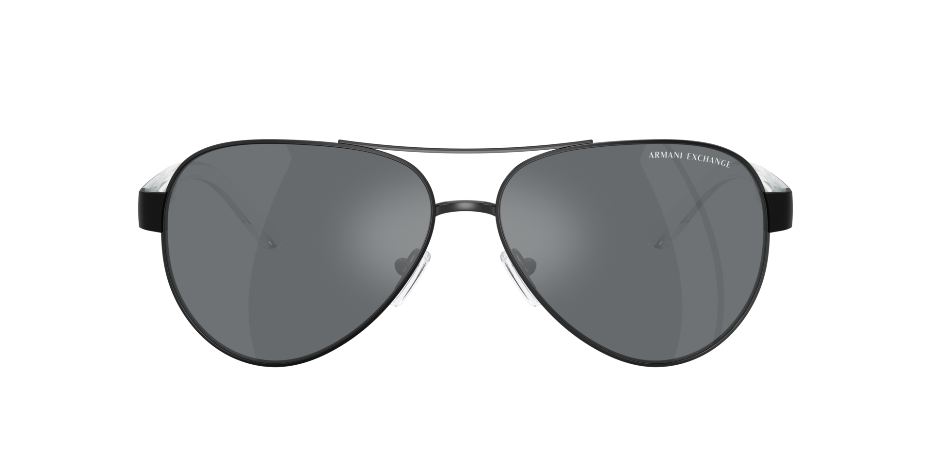 AX2034S Matt Schwarz MetallSunglass Frames von B24, mit getönten Gläsern