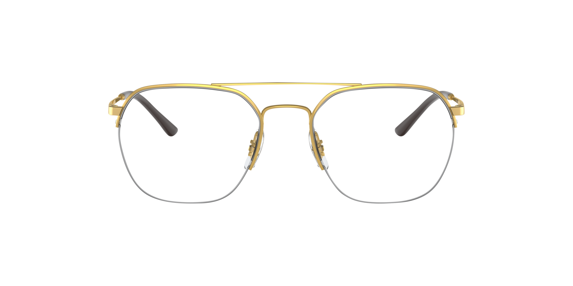 RB6444 Arista Gold MetallEyeglass Frames von B24, Vorderansicht