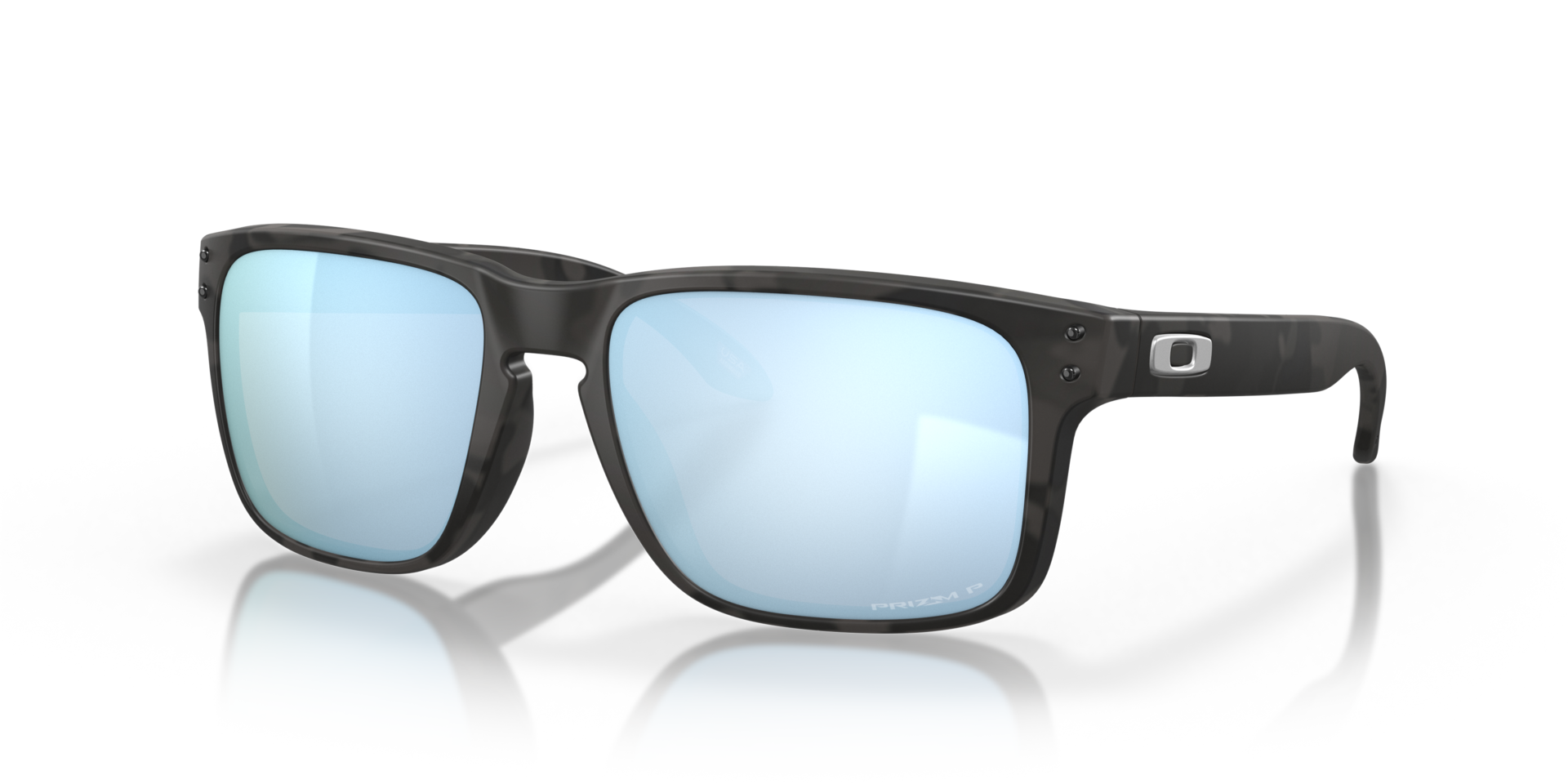 Holbrook™ Matt Schwarz Camouflage KunststoffSunglass Frames von B24, Dreiviertelansicht
