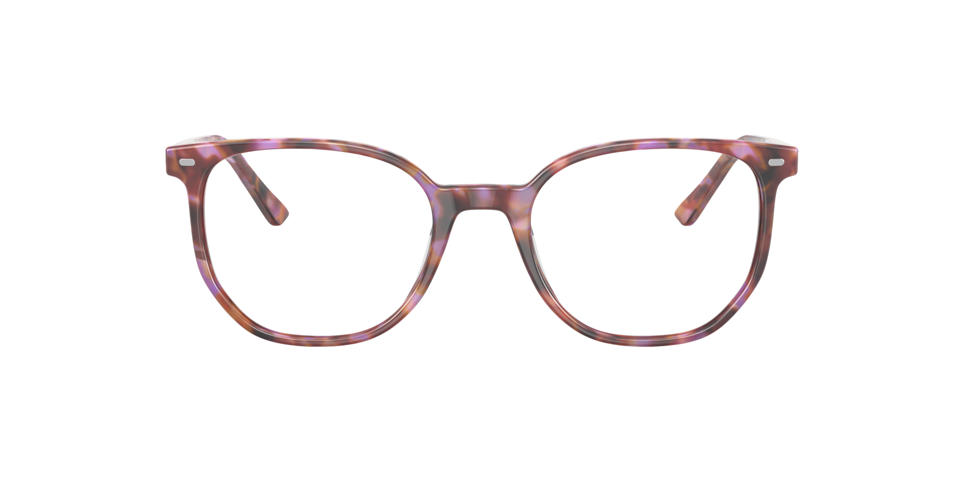 RB5397 Brown & Violet Havana AcetaatEyeglass Frames van B24, Vooraanzicht