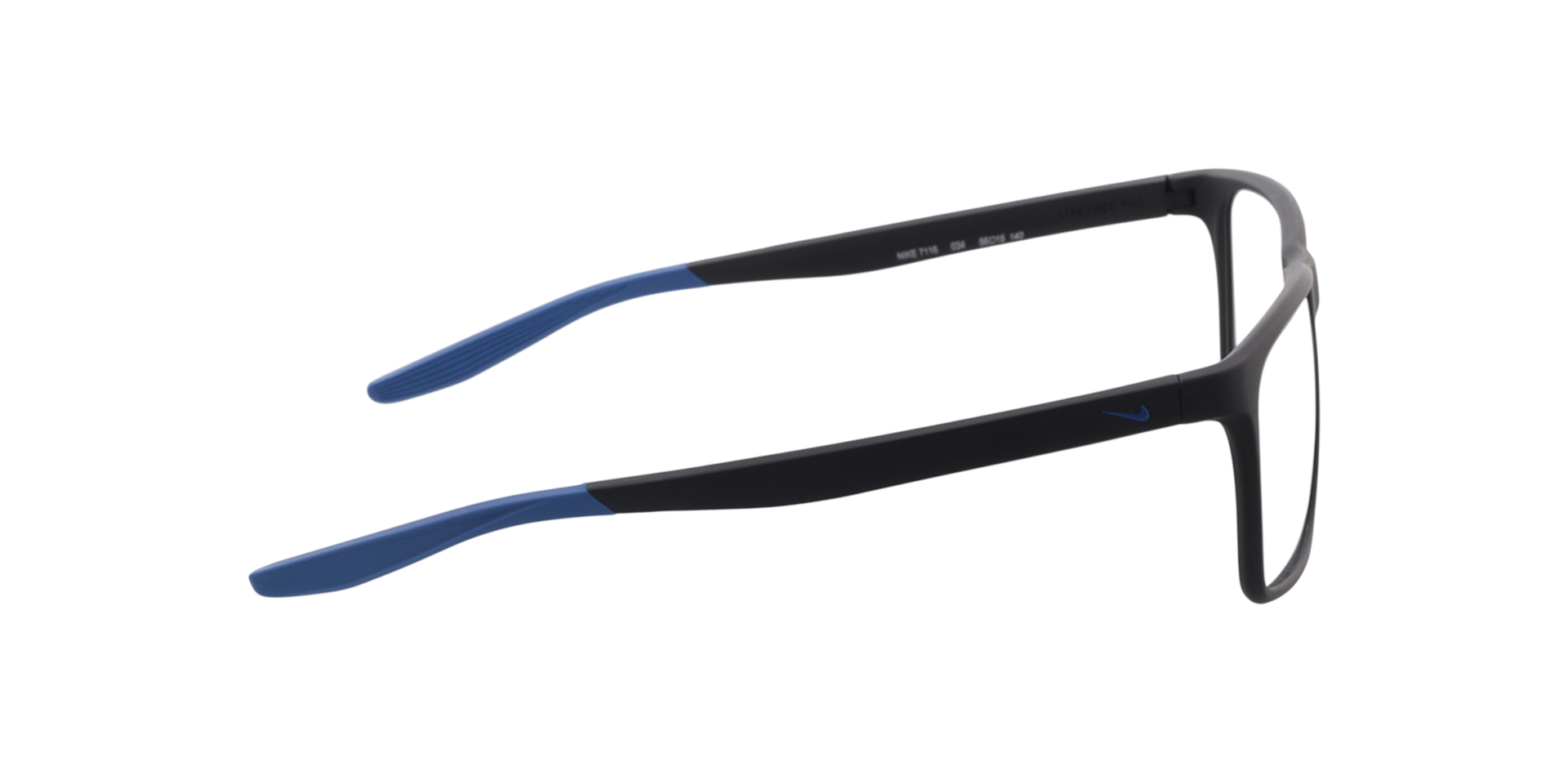 Nike 7116 Matt Grau KunststoffEyeglass Frames von B24, Seitenansicht