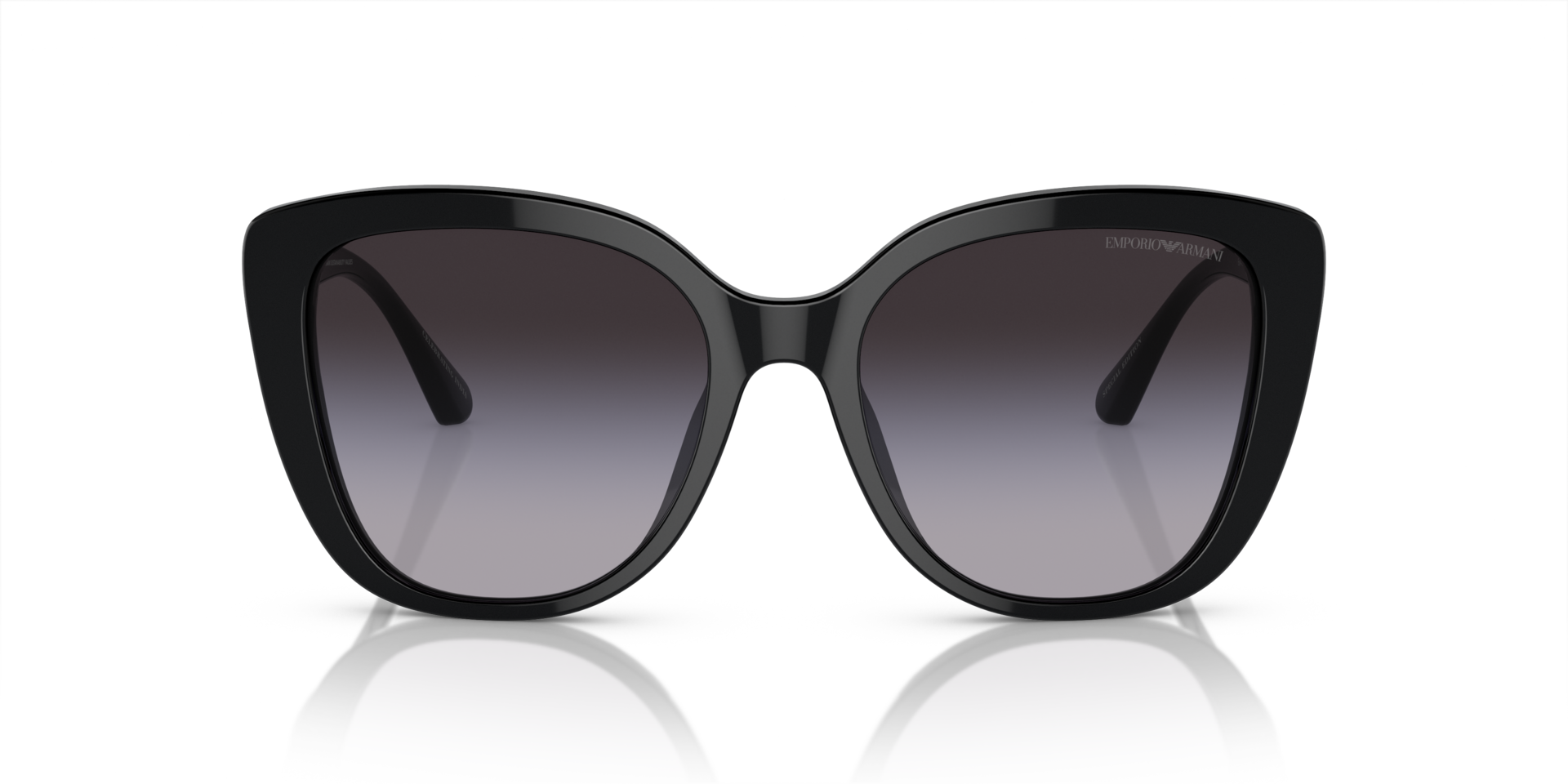 EA4214U Schwarz glänzend AcetatSunglass Frames von B24, Vorderansicht