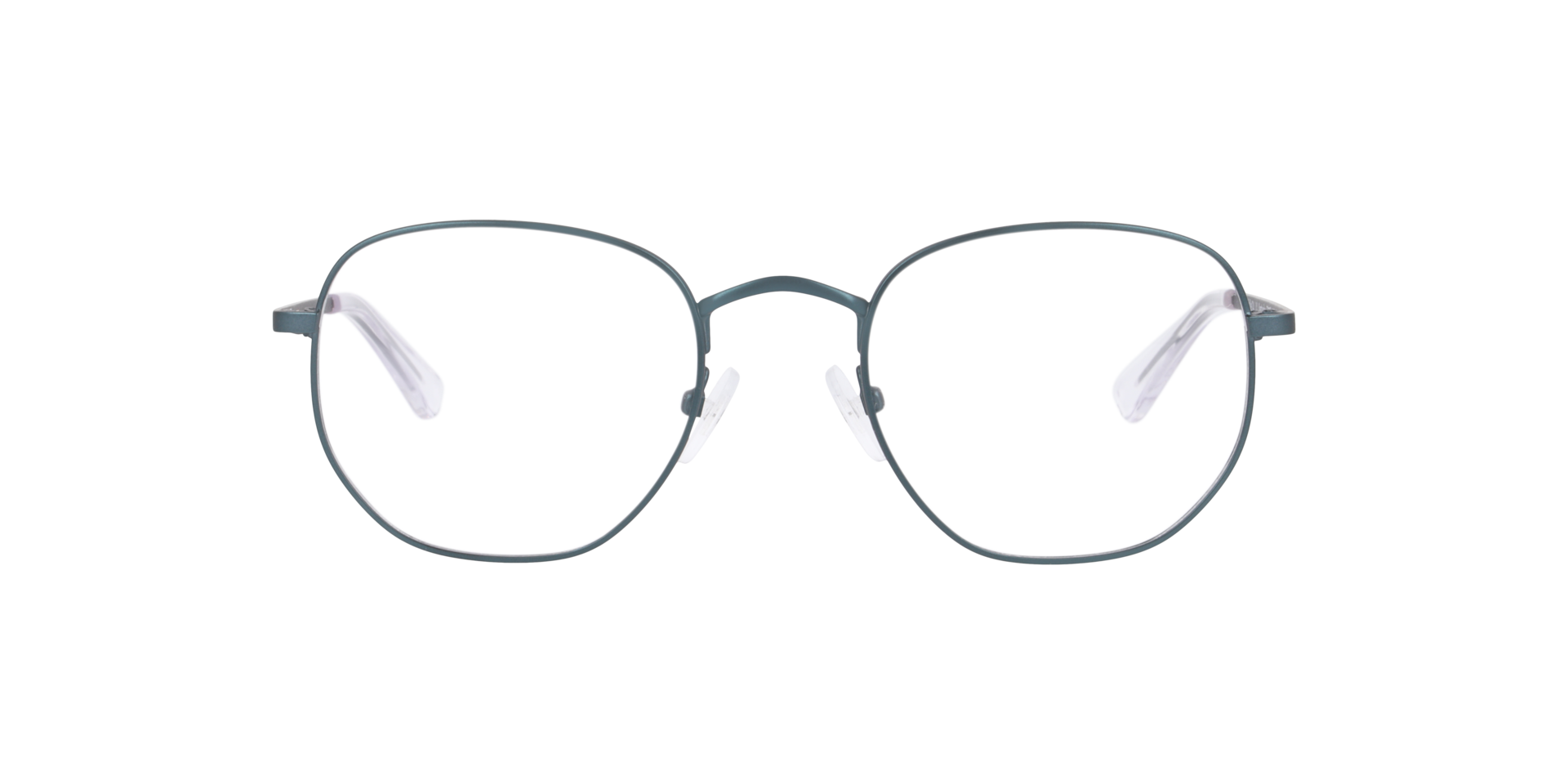 Kentucky Dark Green MetaalEyeglass Frames van B24, Vooraanzicht