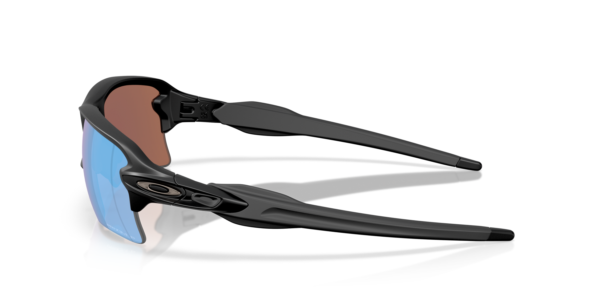 Flak® 2.0 XXL Matt Schwarz KunststoffSunglass Frames von B24, Seitenansicht