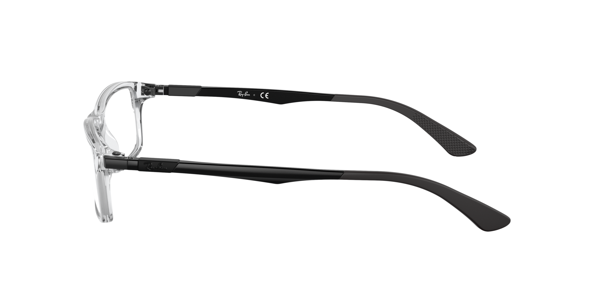 RB7017 Transparant KunststofEyeglass Frames van B24, Zijaanzicht