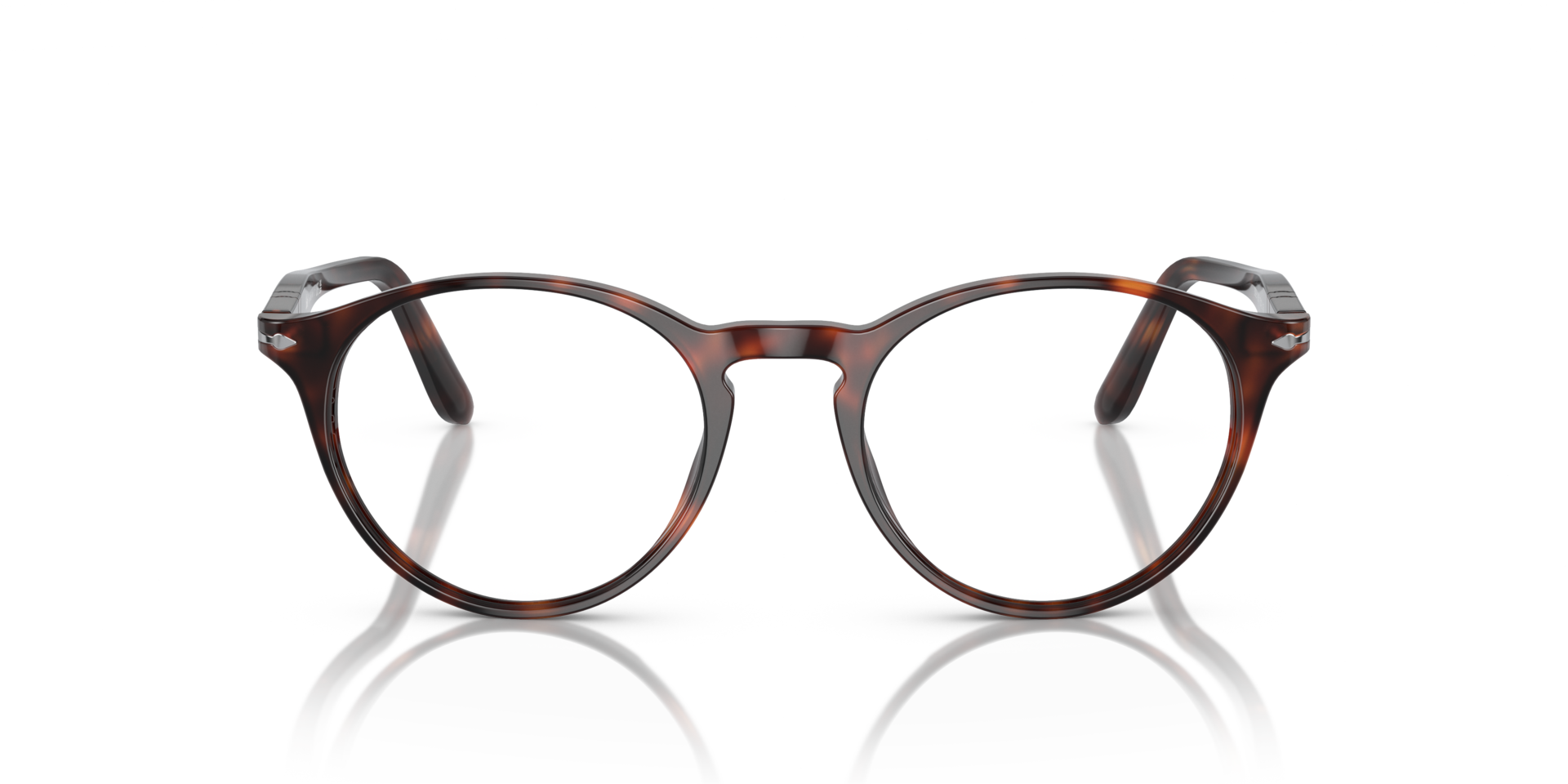 PO3092V Havana AcetaatEyeglass Frames van B24, Vooraanzicht
