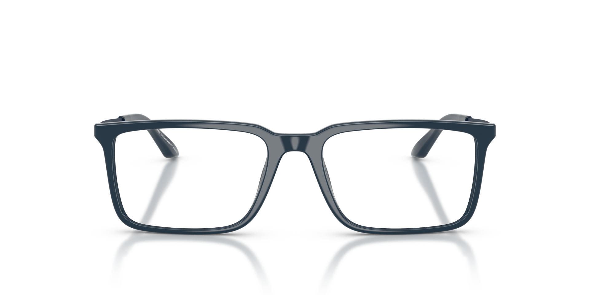 AX3141U Shiny Blue KunststofEyeglass Frames van B24, Vooraanzicht