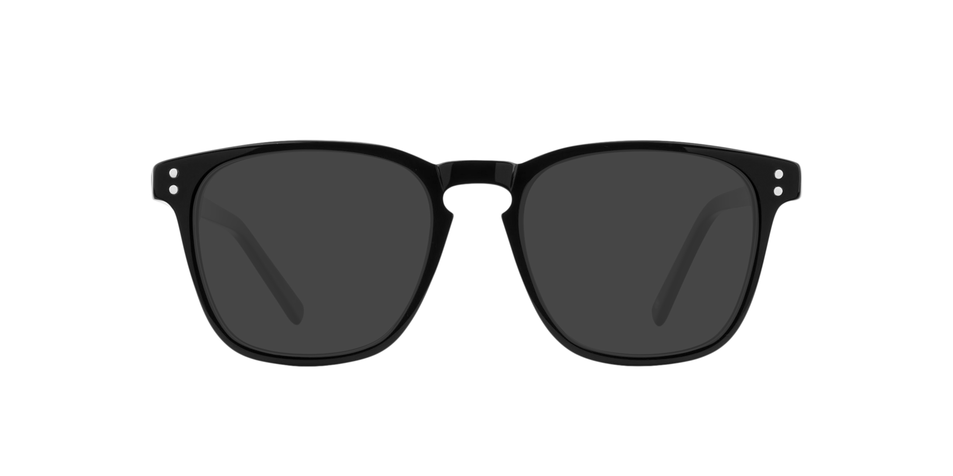 Stanton Jet Black AcetatEyeglass Frames von B24, mit getönten Gläsern