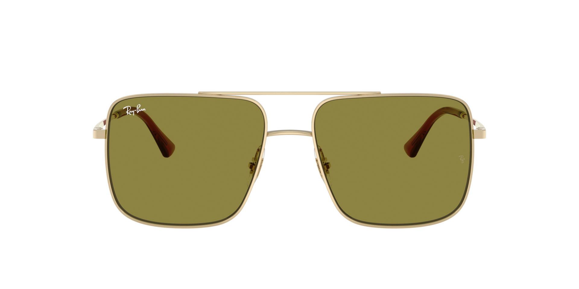 RB3758 Hellgold MetallSunglass Frames von B24, mit getönten Gläsern