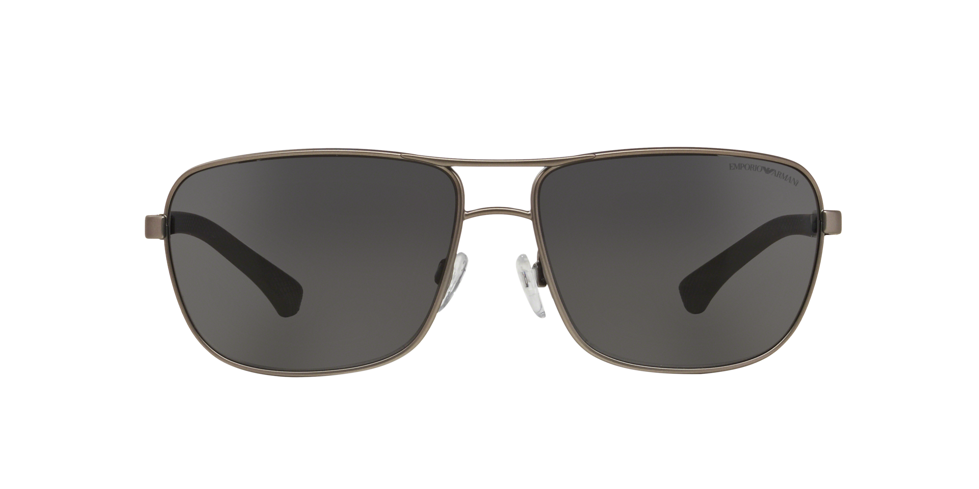 EA2033 Gunmetal gummiert MetallSunglass Frames von B24, Vorderansicht