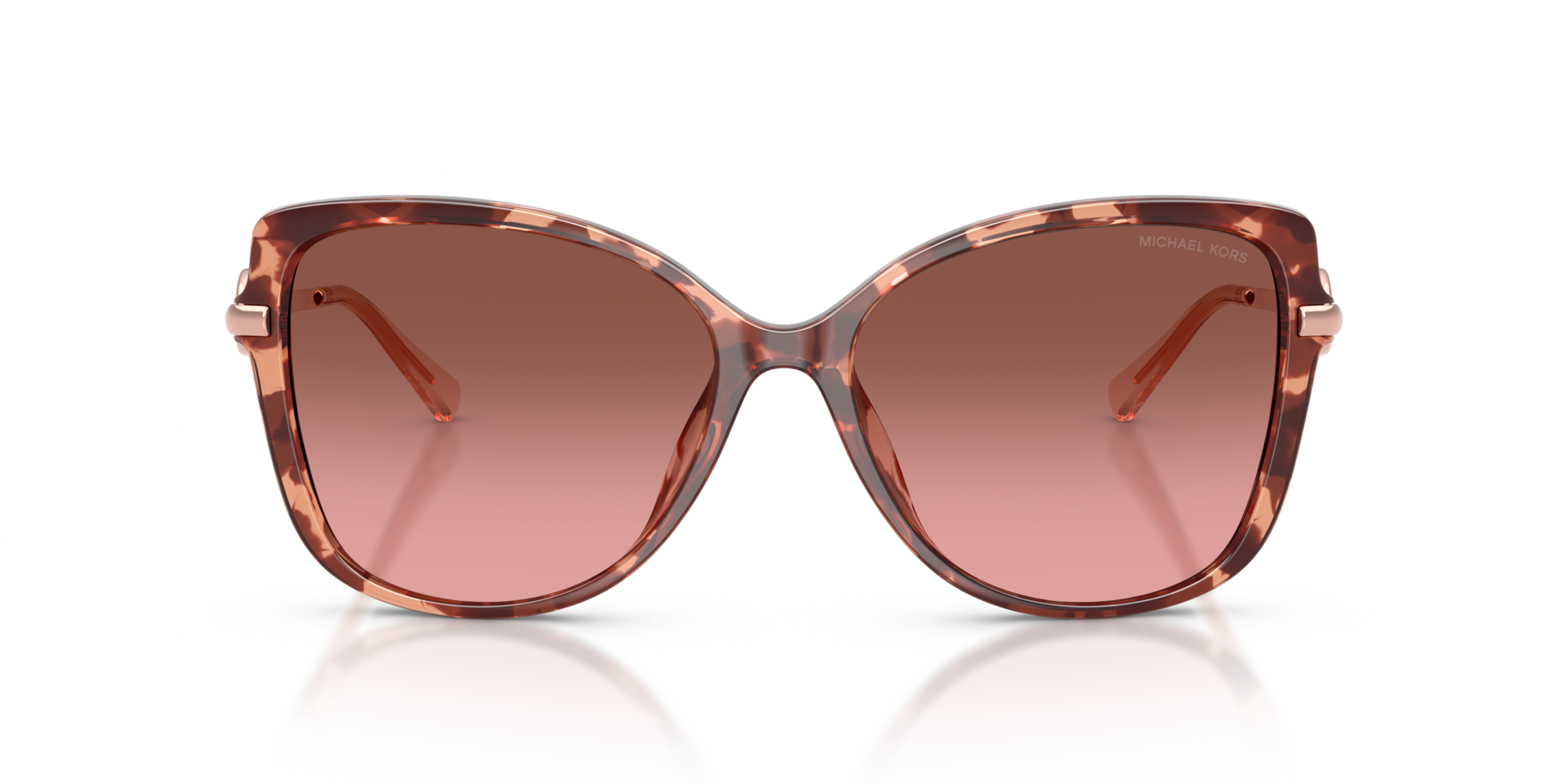MK2290U Roze tortoise KunststofSunglass Frames van B24, Vooraanzicht