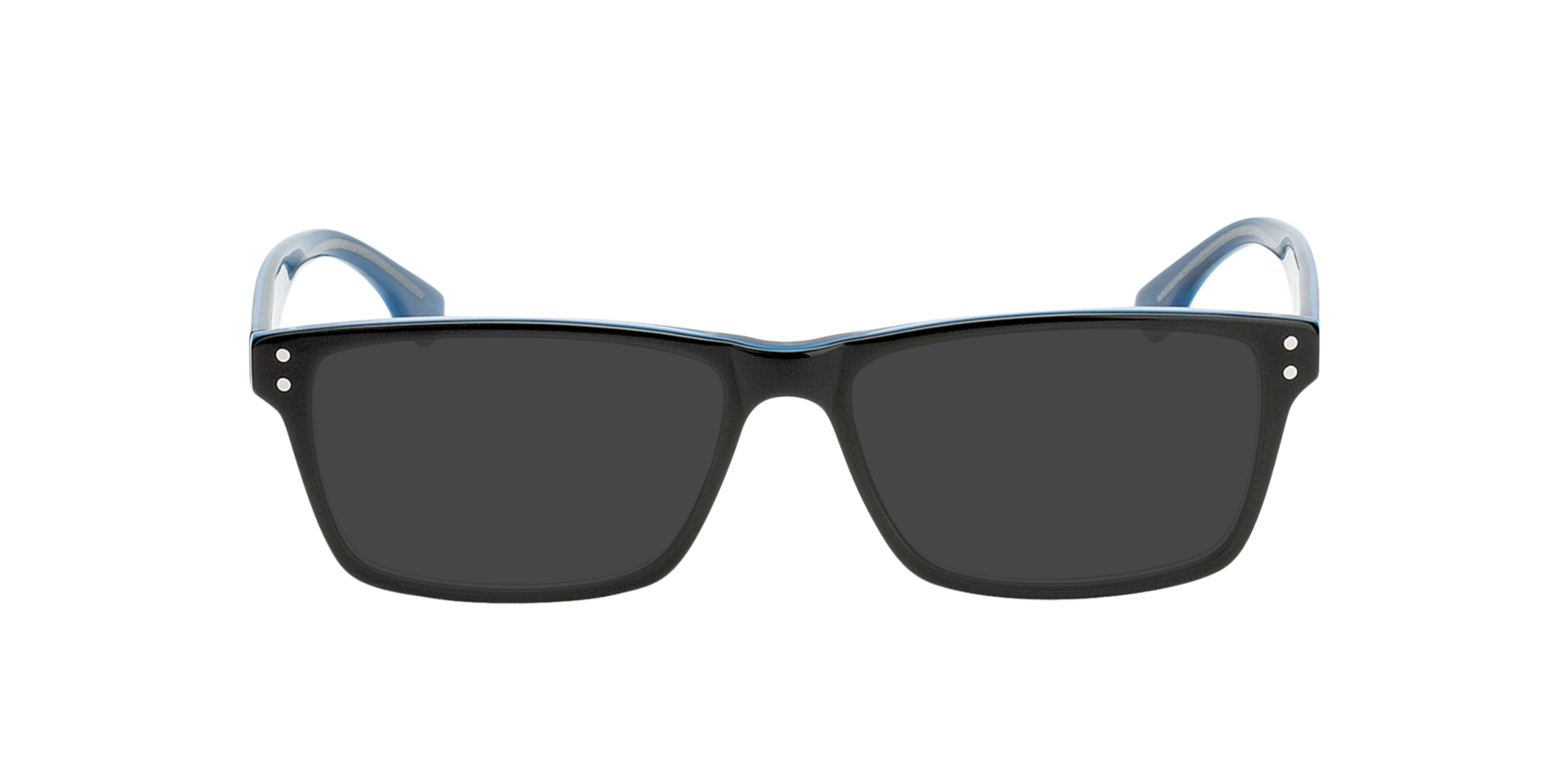 München Schwarz & Blau AcetatEyeglass Frames von B24, mit getönten Gläsern