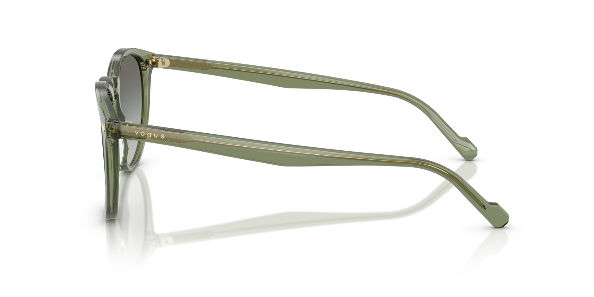 VO5599S Transparent Grün AcetatSunglass Frames von B24, Seitenansicht