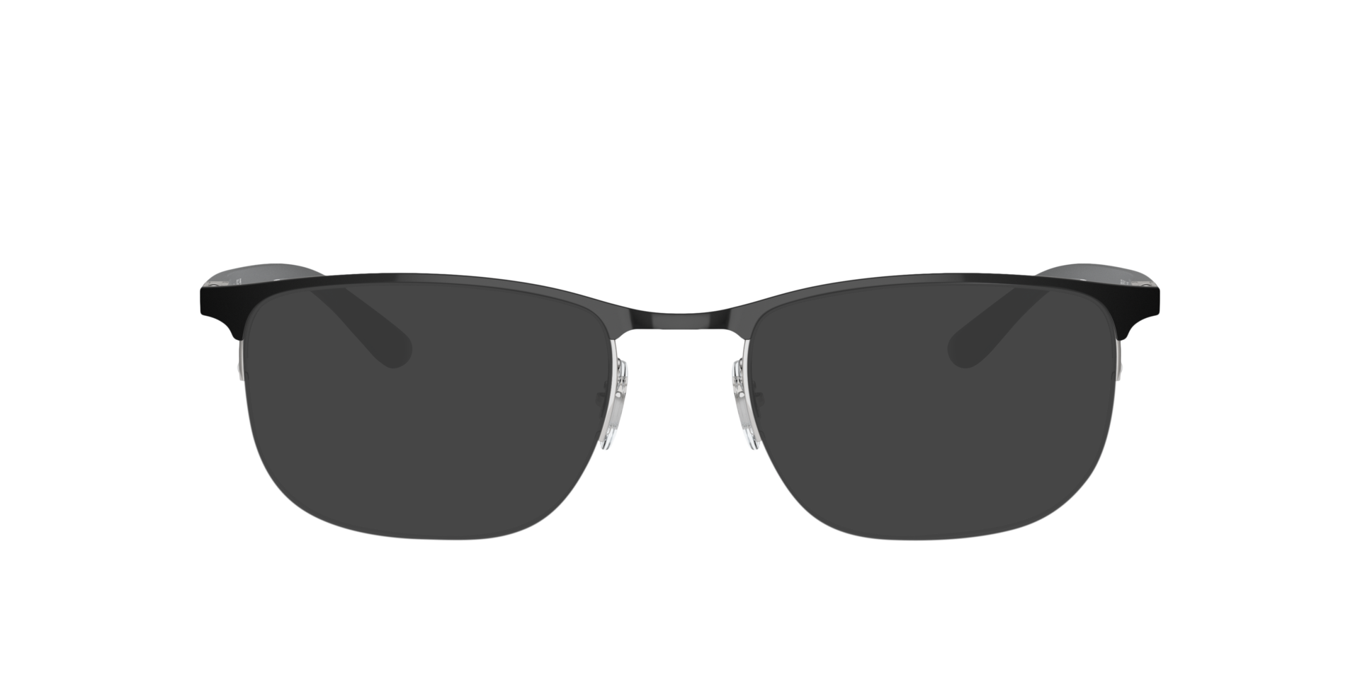 Schwarz auf Silber RB6513 -  Metal Sonnenbrillen