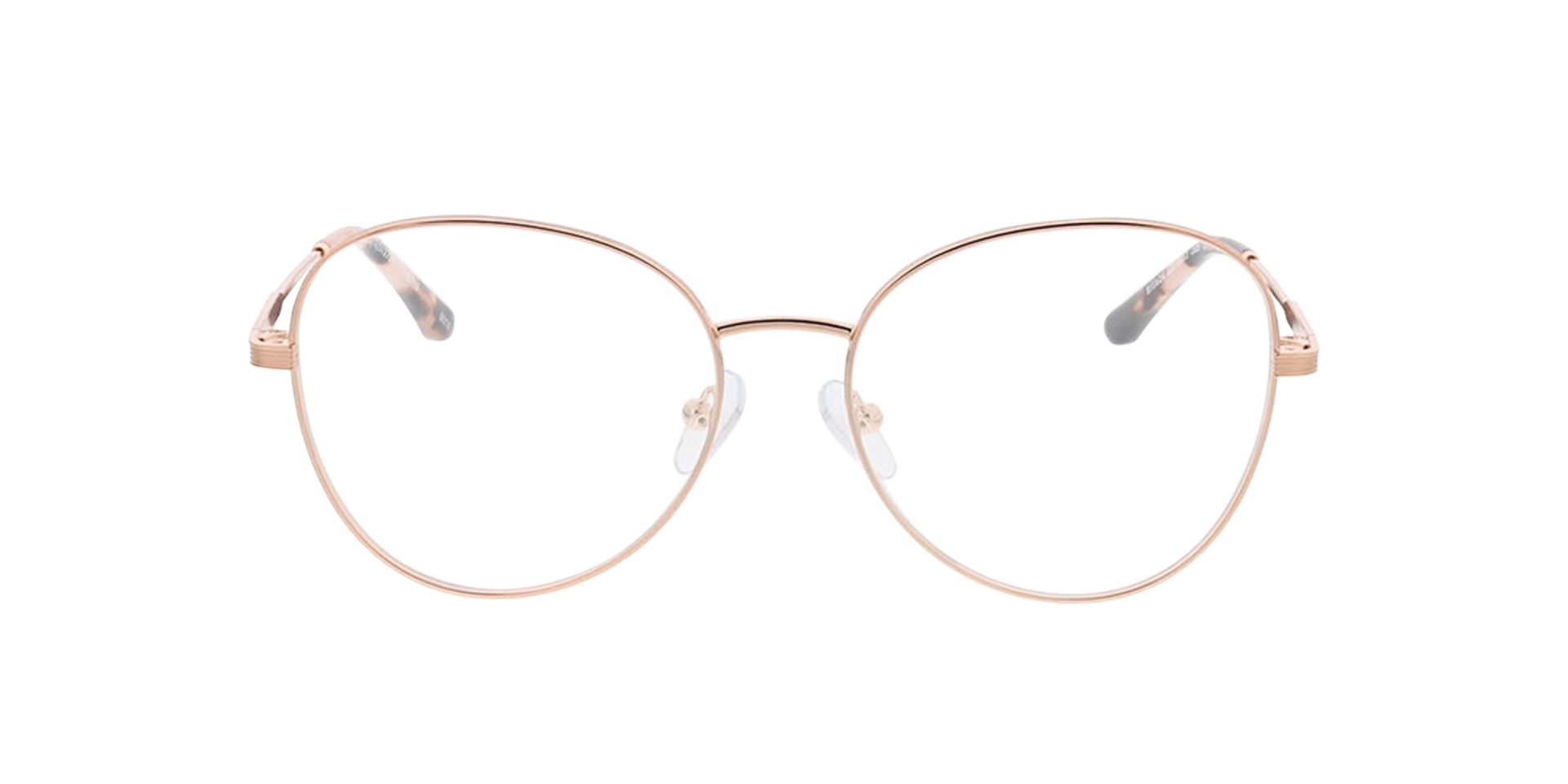 Jade Roze goud  &  roze Havana MetaalEyeglass Frames van B24, Vooraanzicht