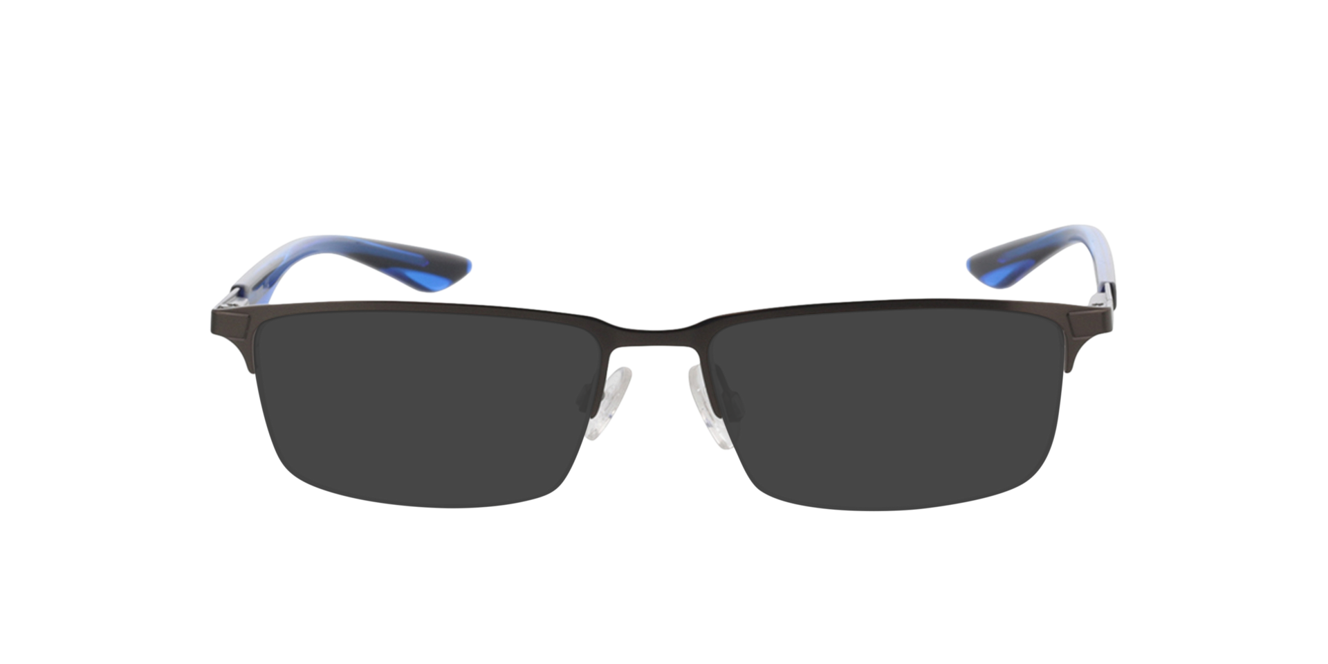 PU0064O Silber MetallEyeglass Frames von B24, mit getönten Gläsern