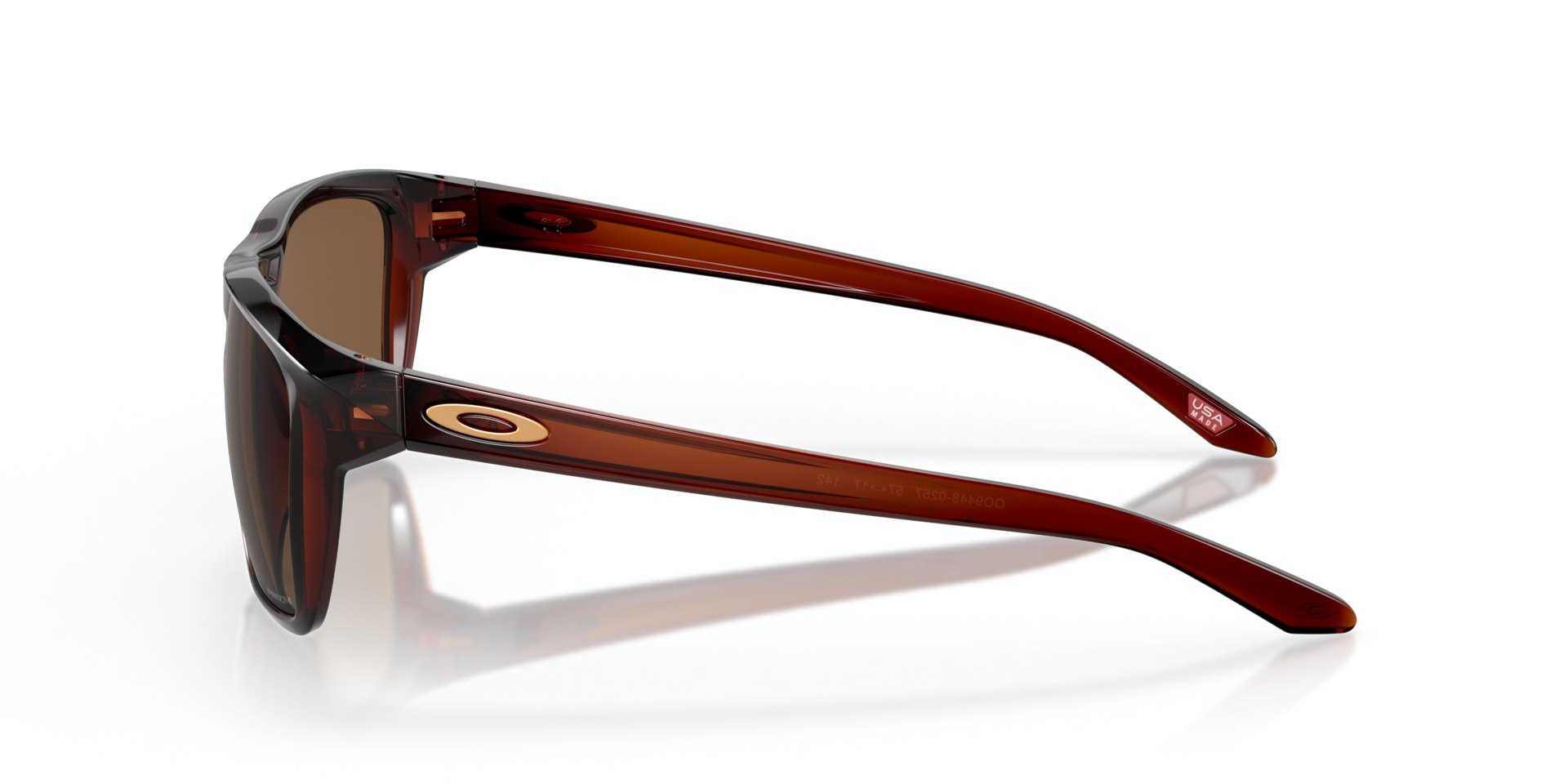 Sylas Polished Rootbeer KunststoffSunglass Frames von B24, Seitenansicht