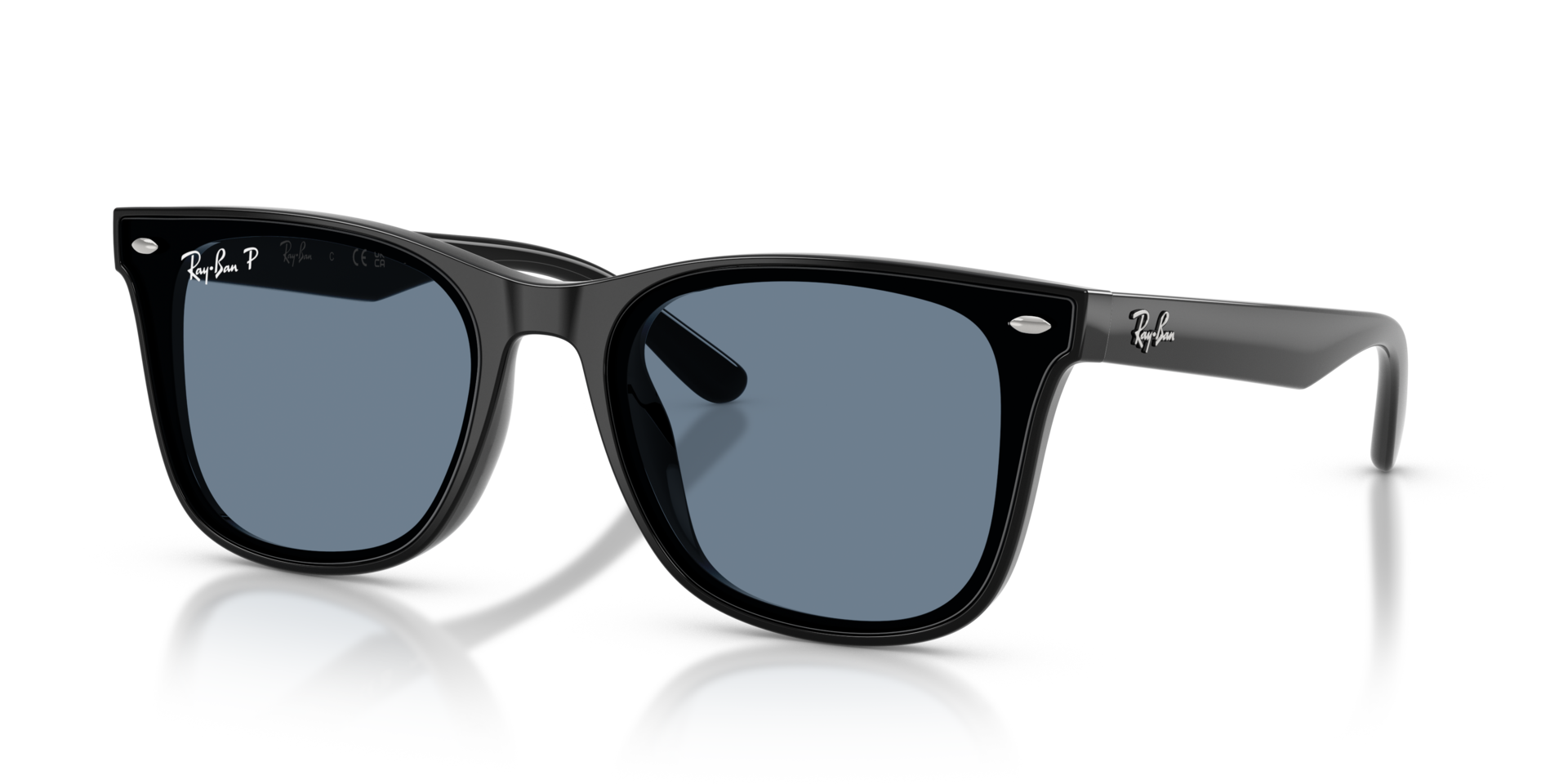 RB4420 Schwarz KunststoffSunglass Frames von B24, Dreiviertelansicht