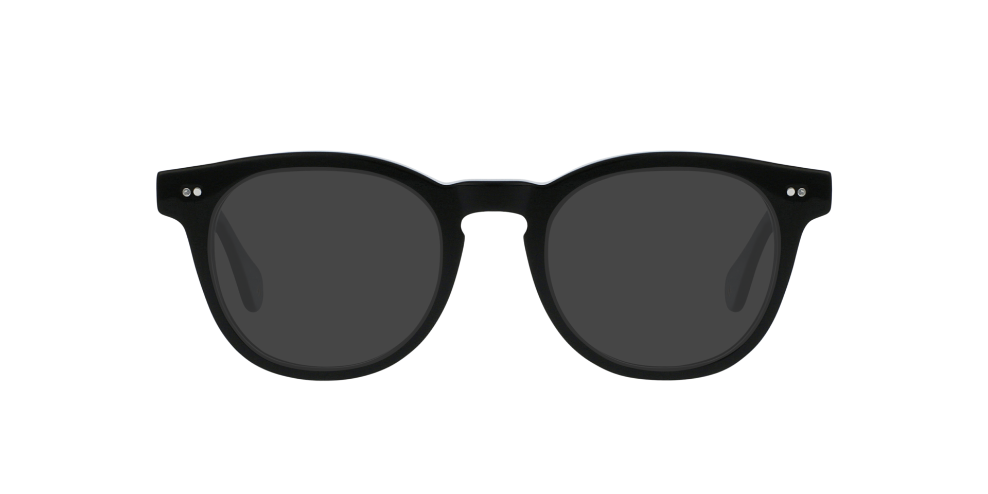 The Sheer Jet Black AcetaatEyeglass Frames van B24, met getinte lenzen
