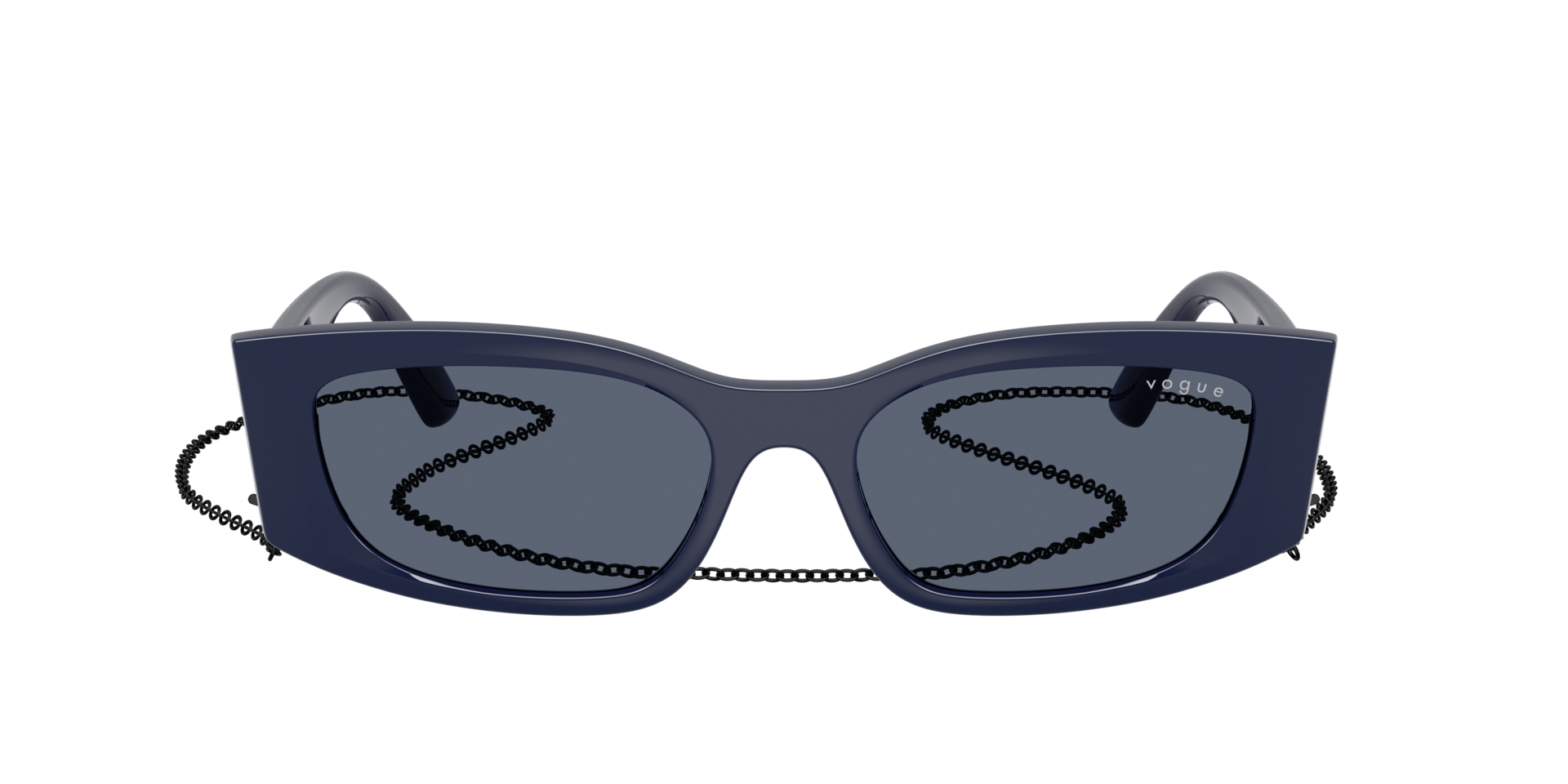 VO5655SU Full Blue KunststofSunglass Frames van B24, met getinte lenzen