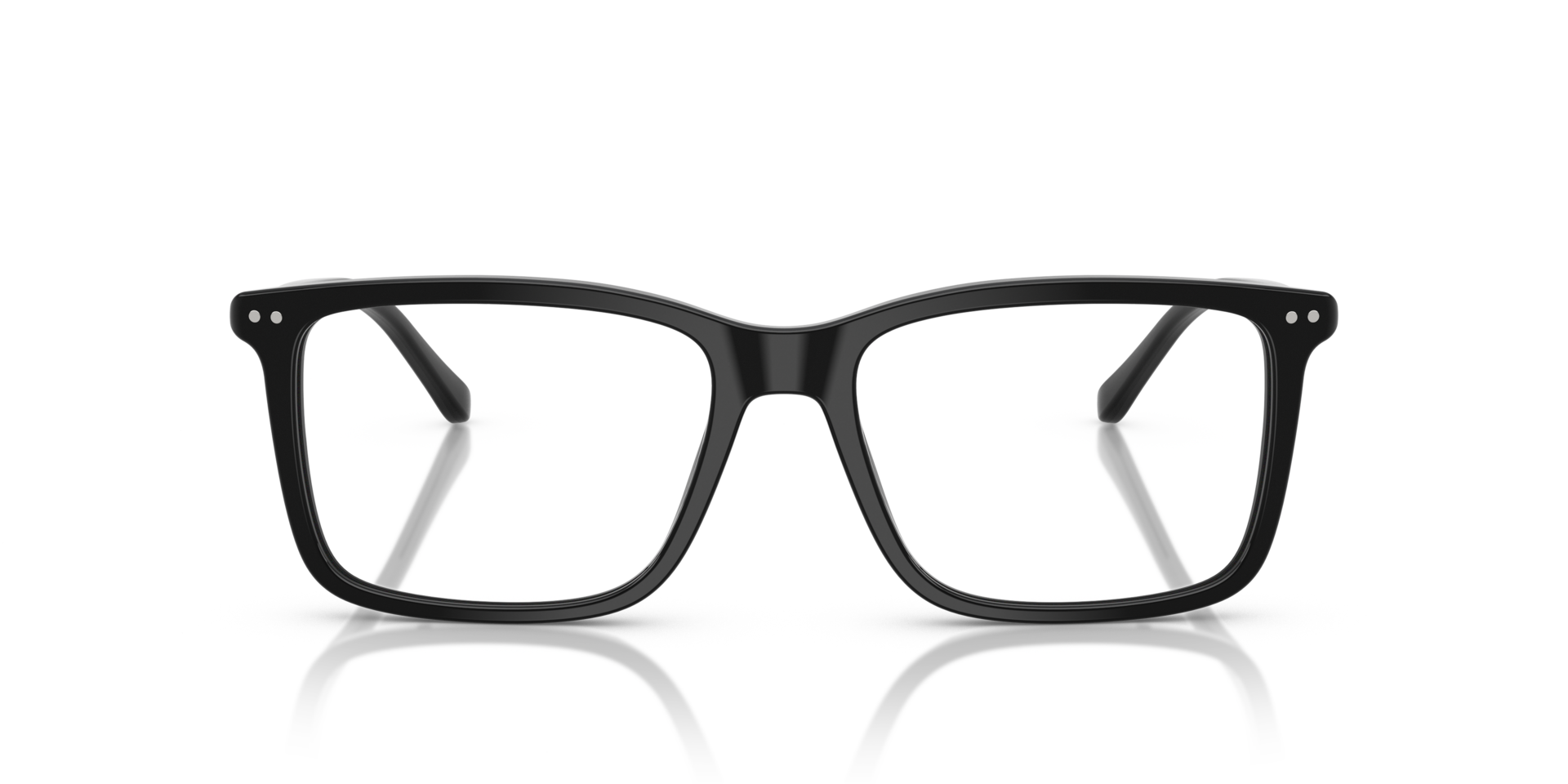 PH2287 Glanzend zwart AcetaatEyeglass Frames van B24, Vooraanzicht
