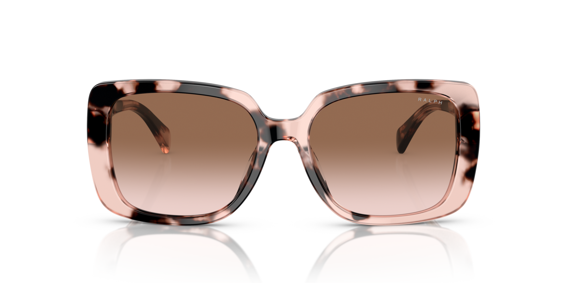 RA5298U Glänzendes Pink Havana AcetatSunglass Frames von B24, Vorderansicht
