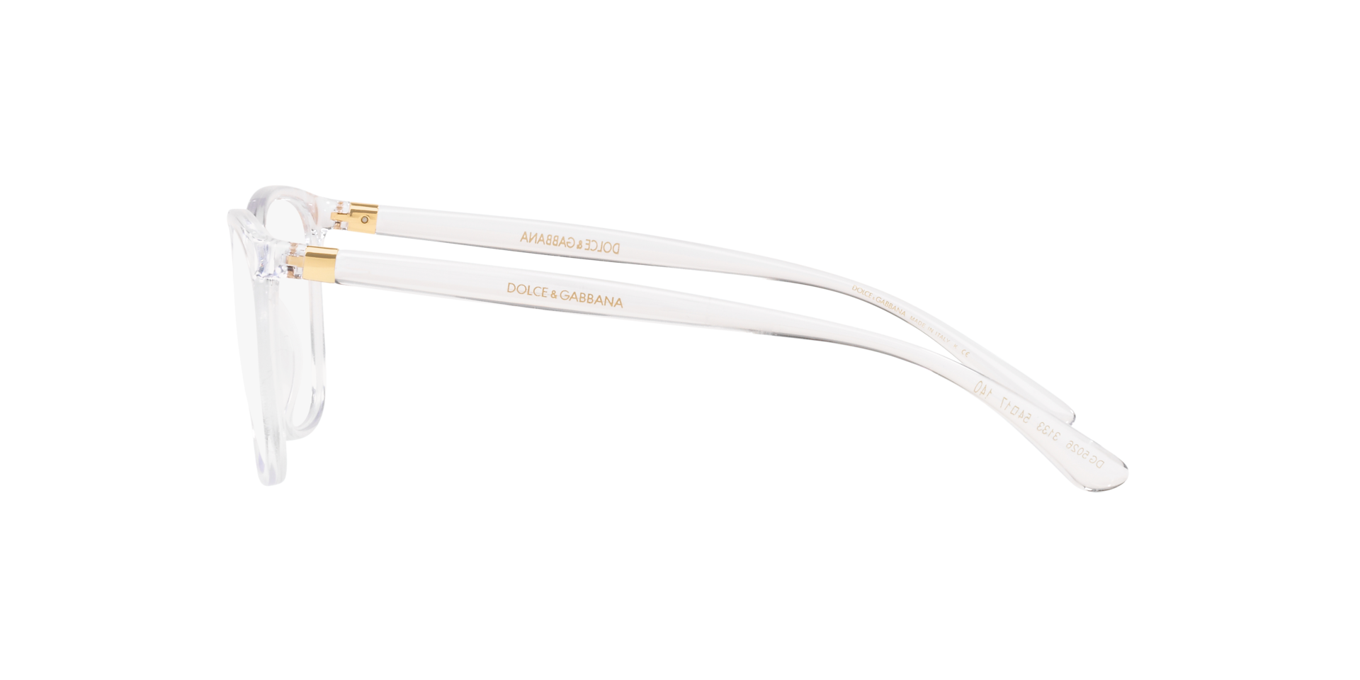 DG5026 Kristal KunststofEyeglass Frames van B24, Zijaanzicht