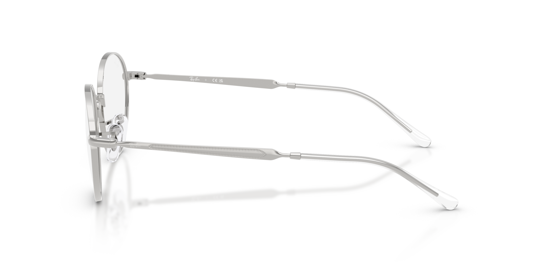RB6558 Silber MetallEyeglass Frames von B24, Seitenansicht