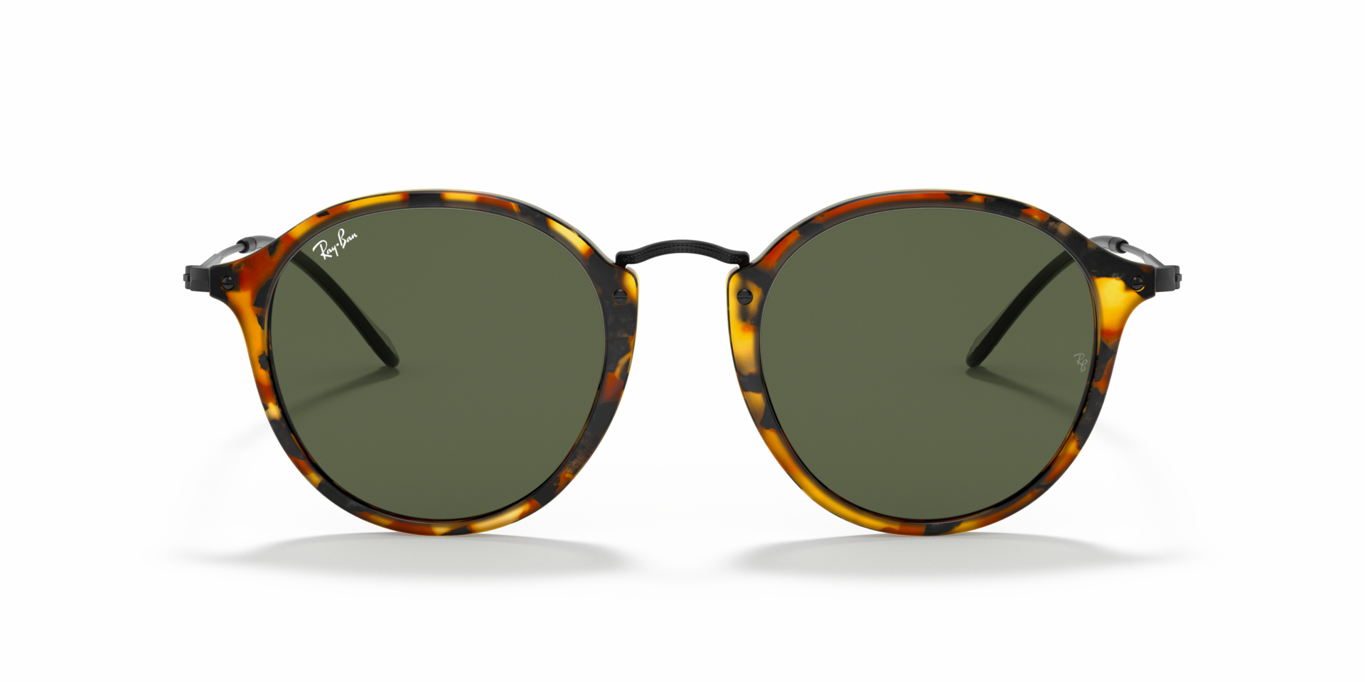 RB2447 Havana Schwarz AcetatSunglass Frames von B24, Vorderansicht