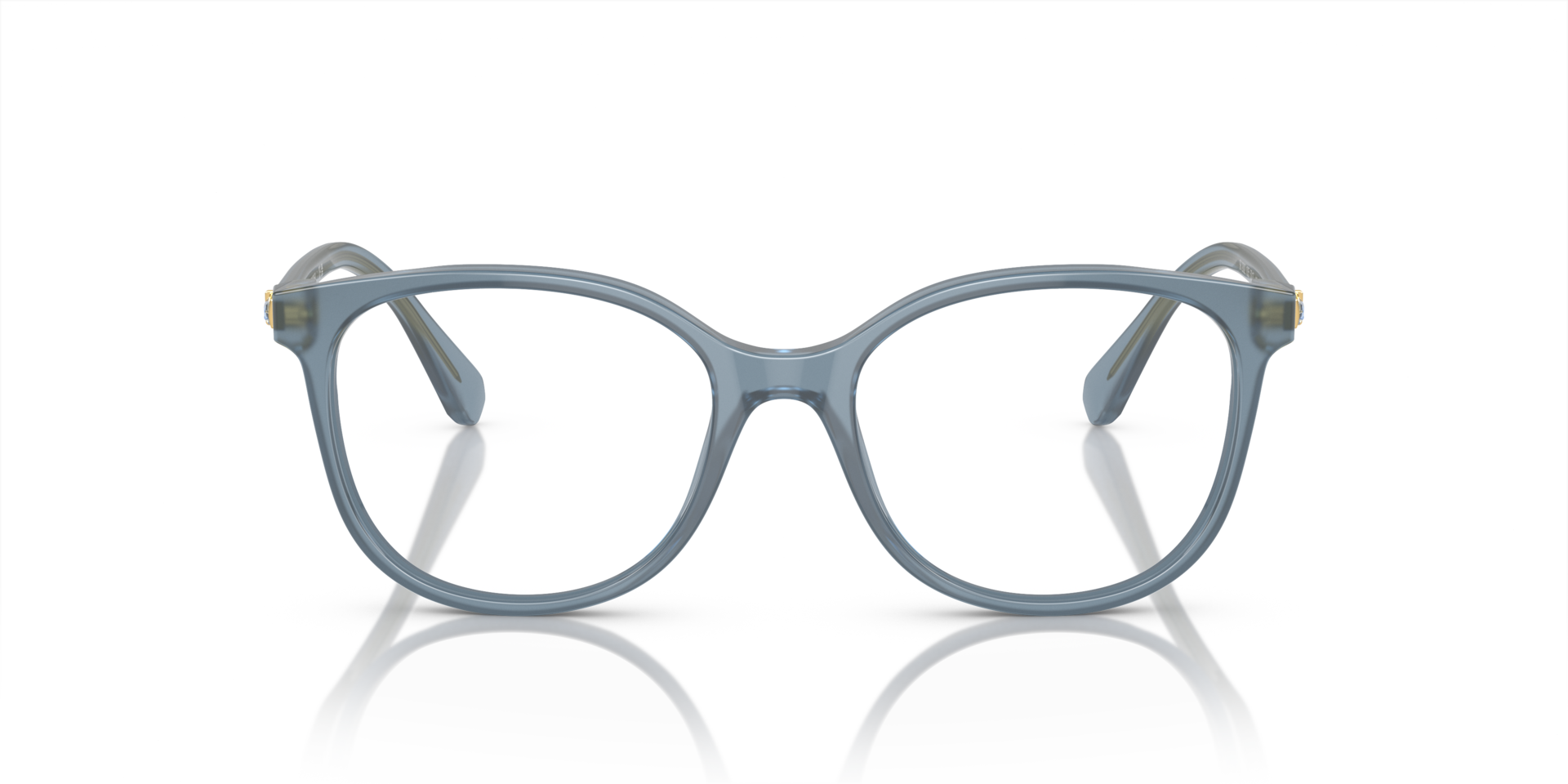 SK2002 Opaline Blue AcetatEyeglass Frames von B24, Vorderansicht