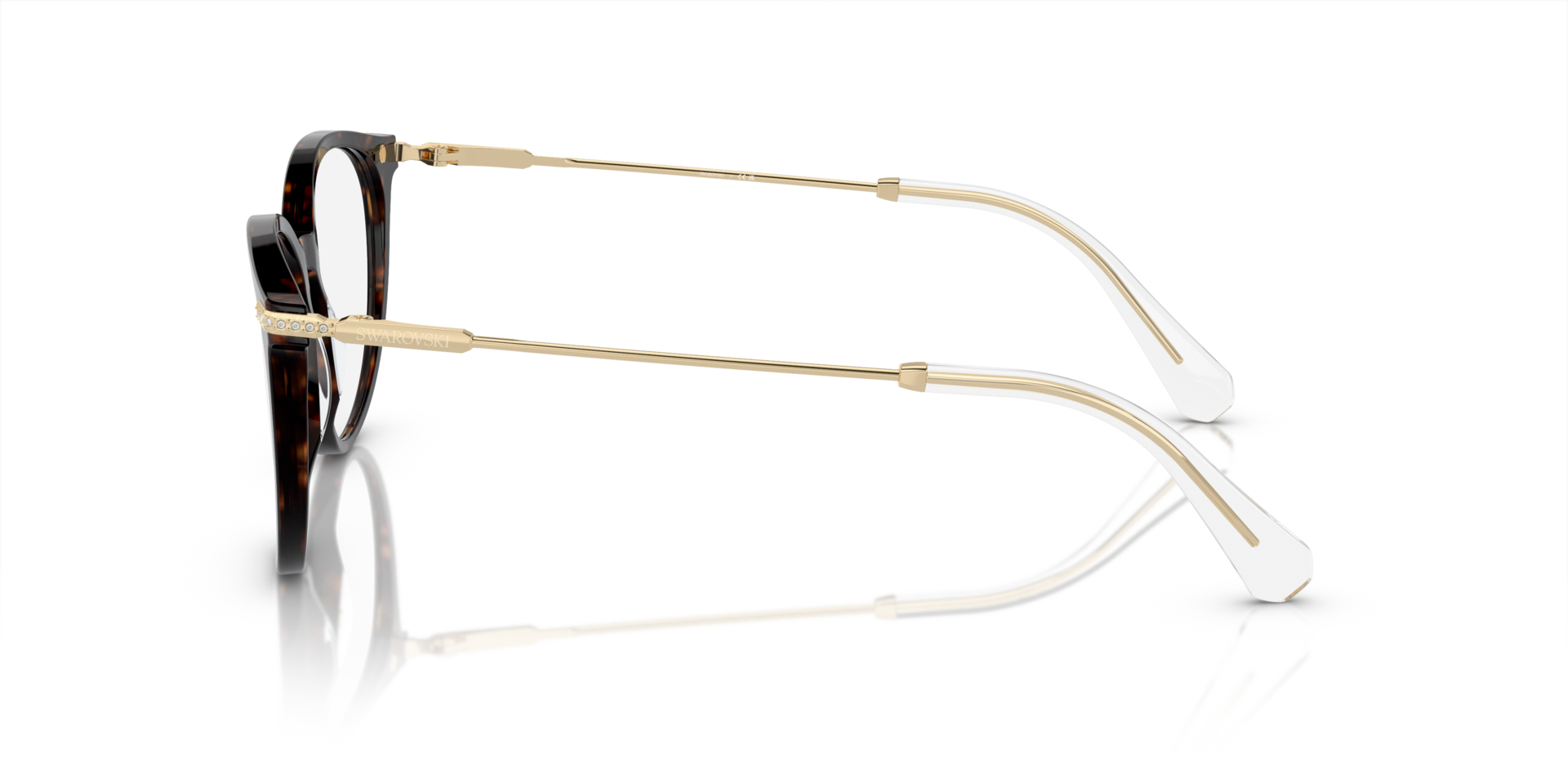 SK2009 Donker Havana AcetaatEyeglass Frames van B24, Zijaanzicht