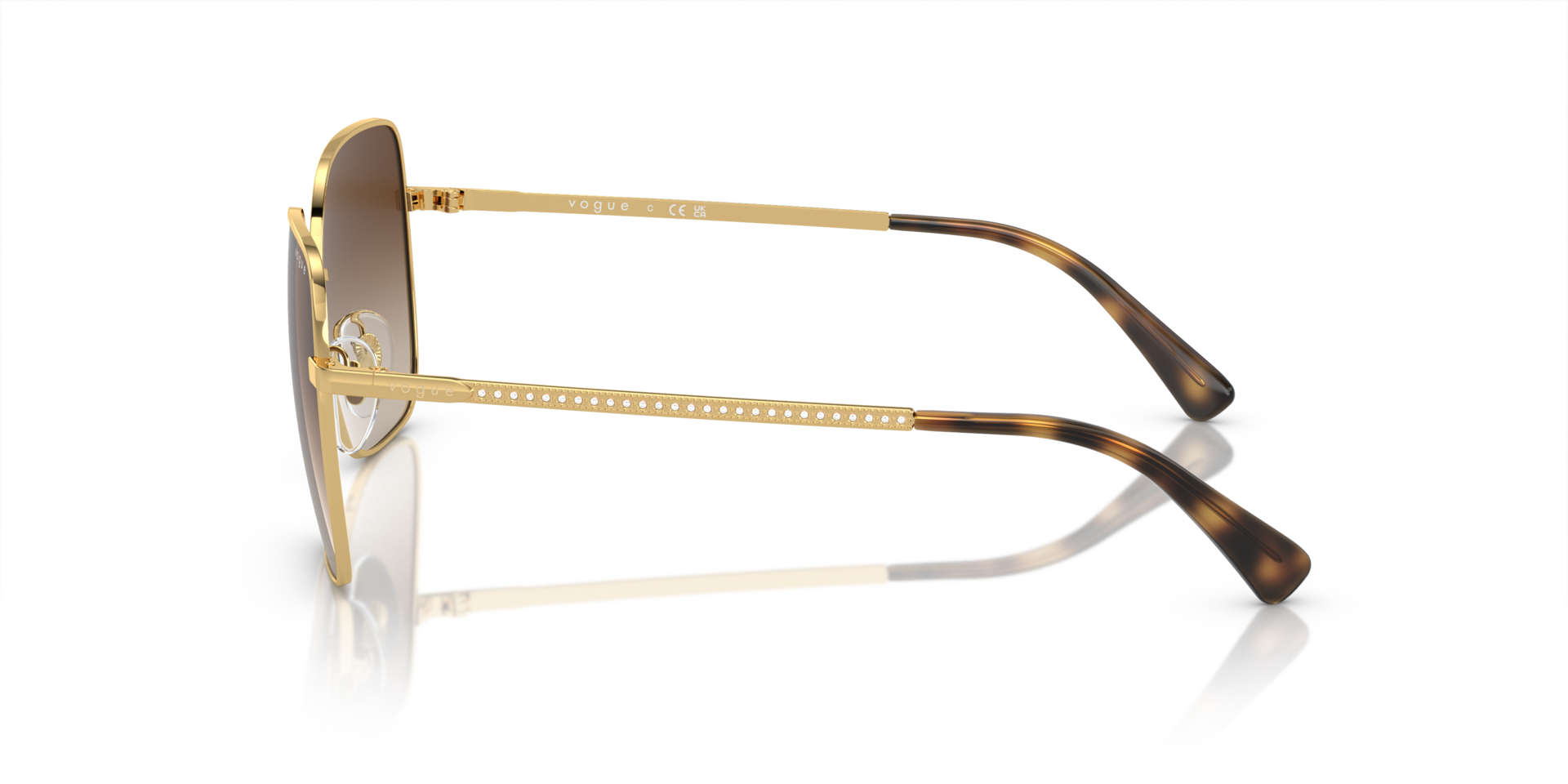 VO4175SB Gold MetallSunglass Frames von B24, Seitenansicht