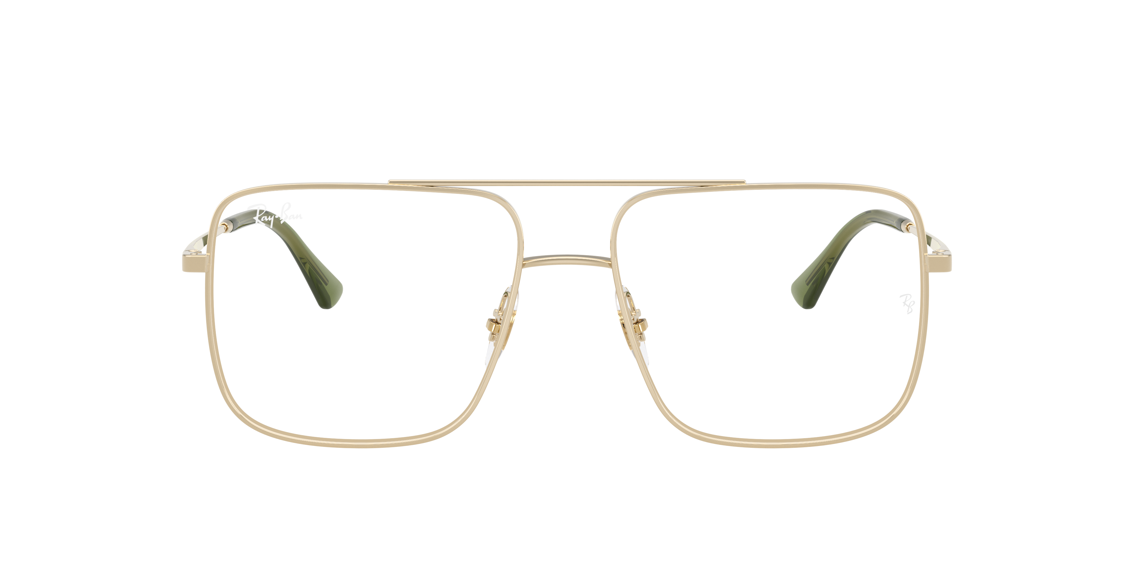 Ray - Ban Unisex Gold Ray - Ban Rx3758v Ari 2993 Optische Fassungen Metall Transparent Quadratisch Normal - Bild 4